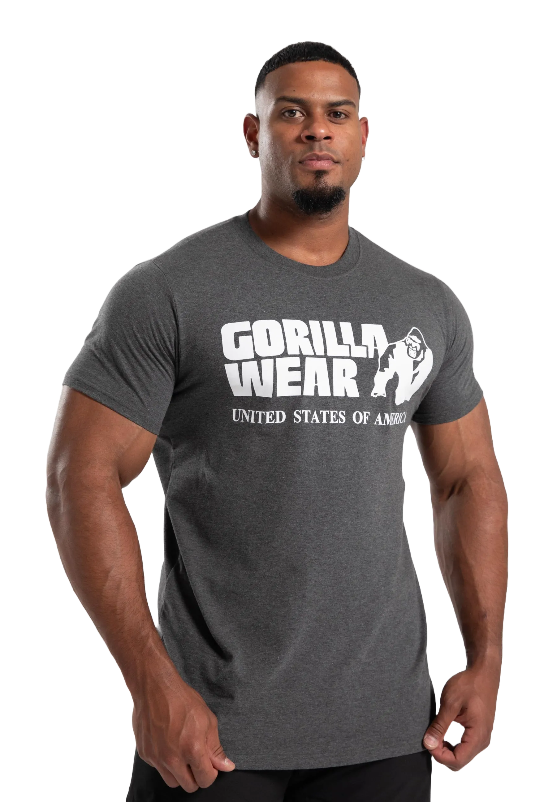 Gorilla Wear klassisk T-shirt, mørkegrå