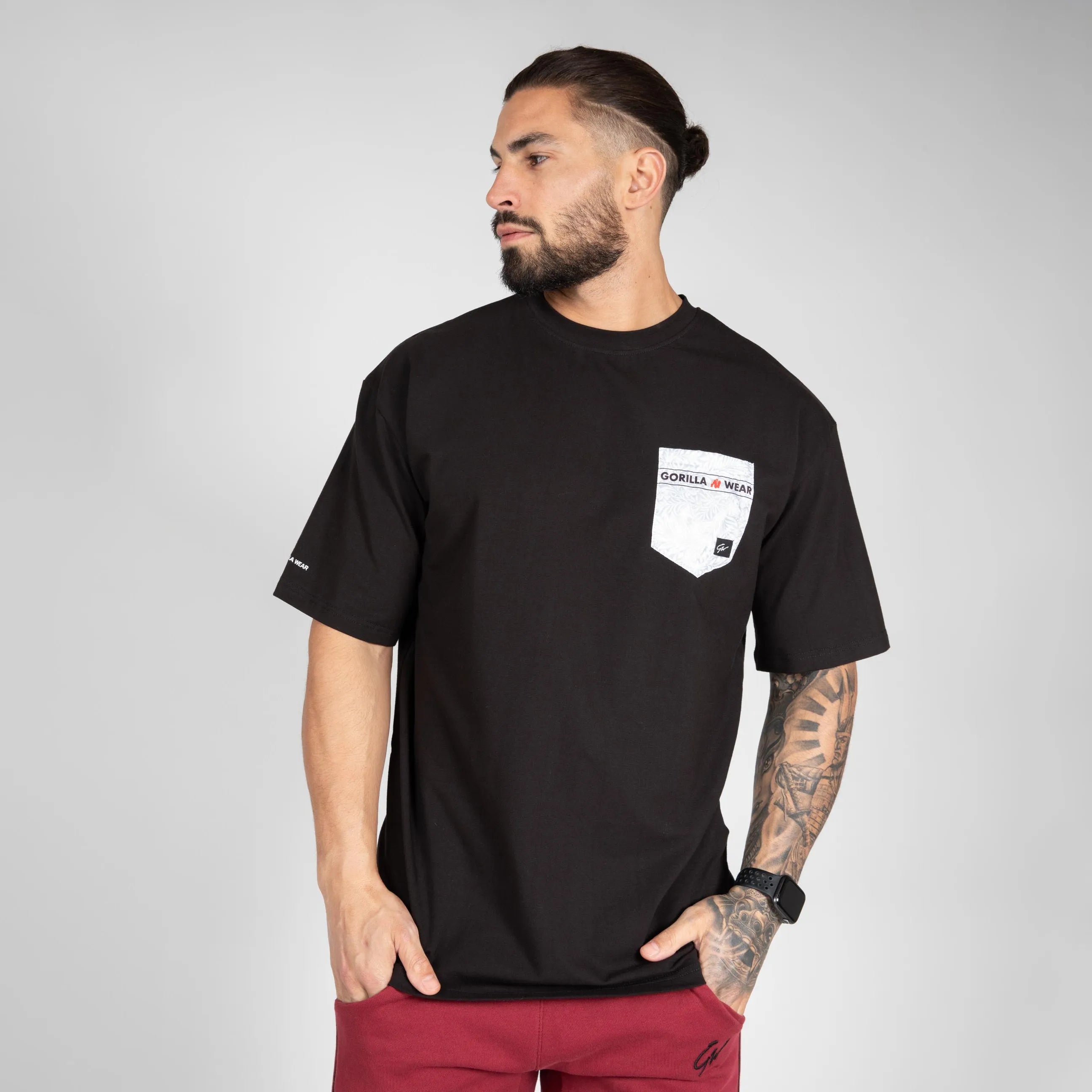 Gorilla Wear Dover Oversized T-shirt, sort