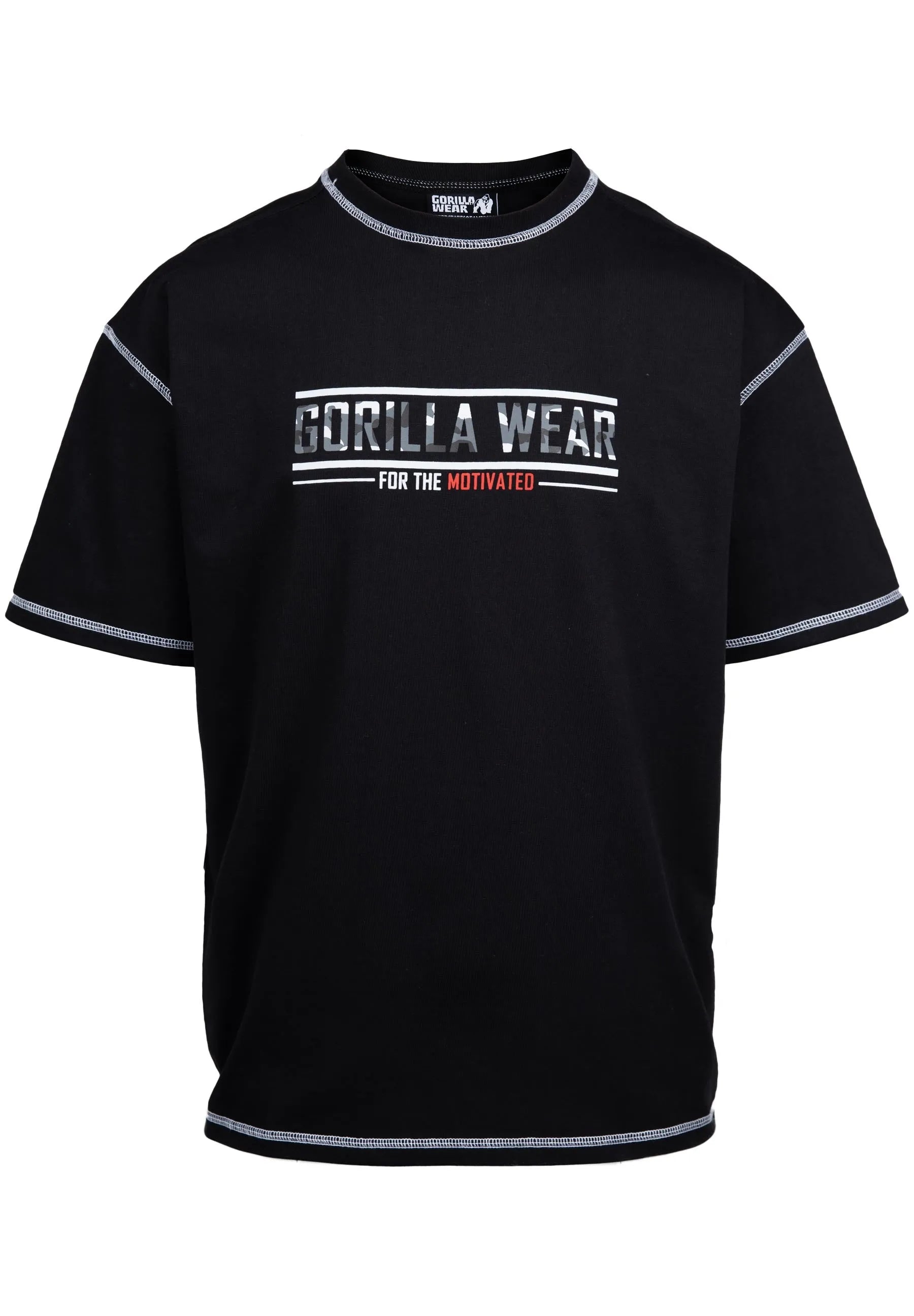 Gorilla Wear Saginaw Oversized T-shirt, sort