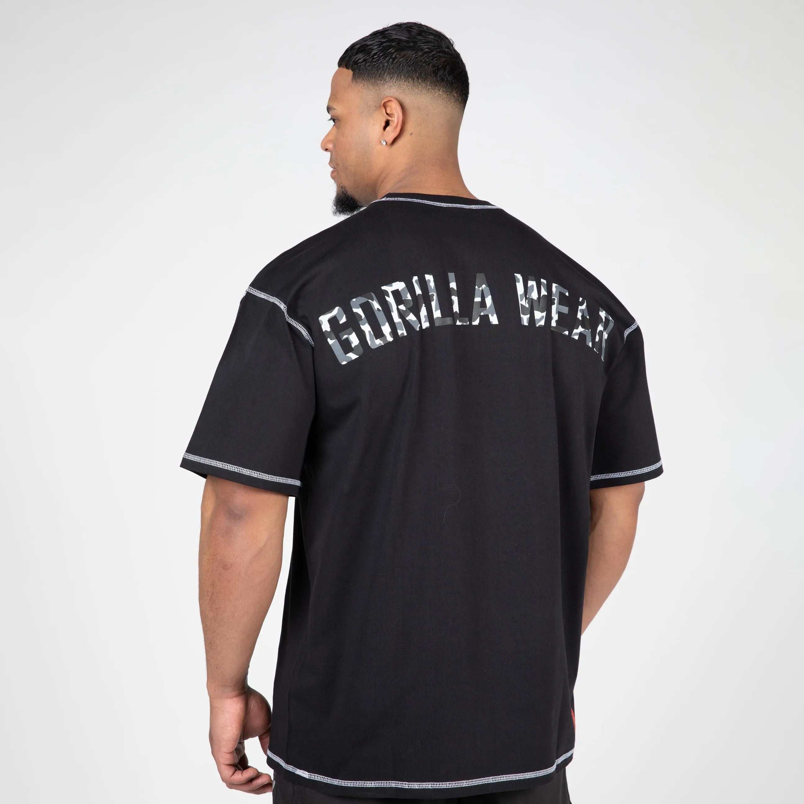 Gorilla Wear Saginaw Oversized T-shirt, sort
