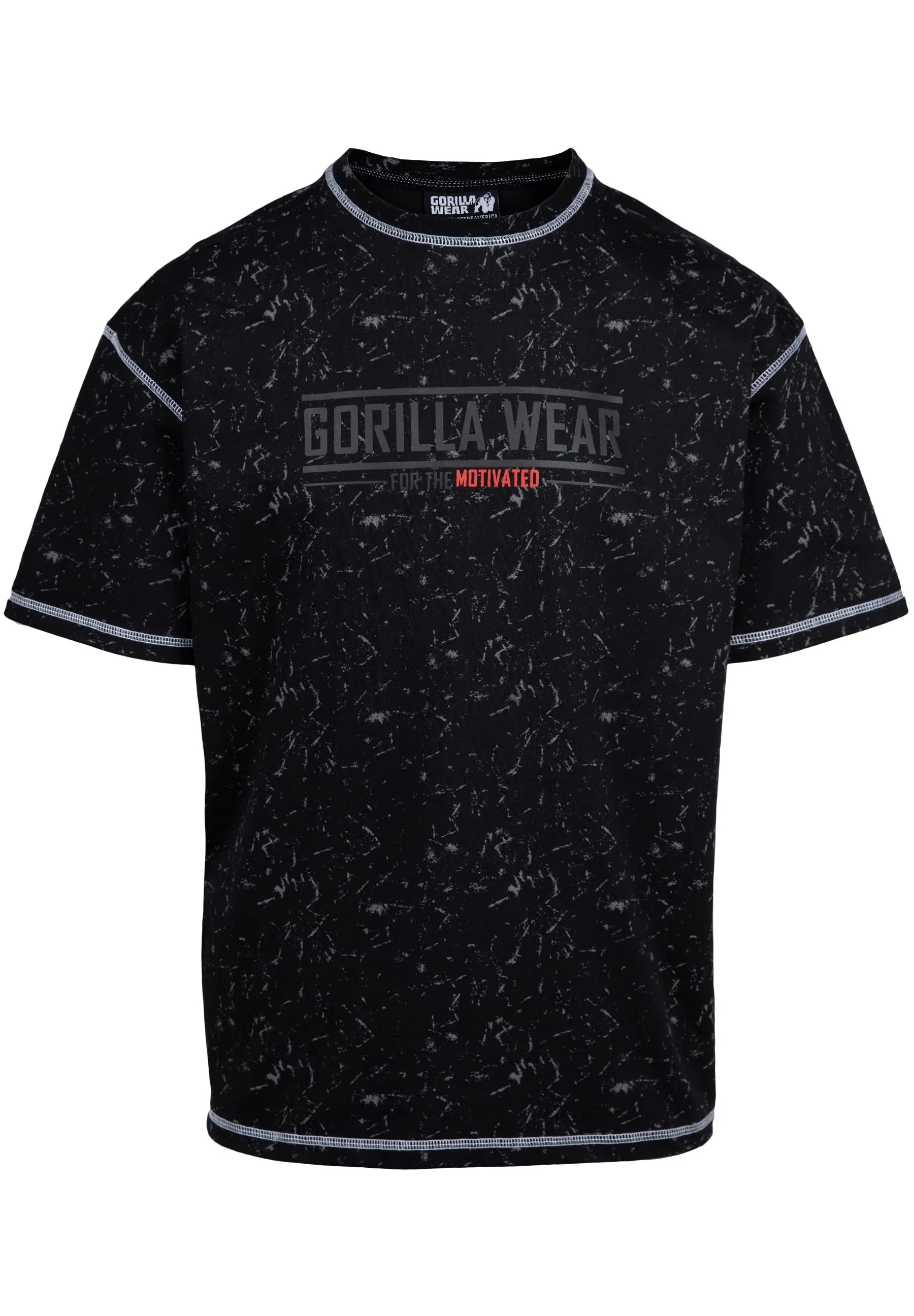 Gorilla Wear Saginaw Oversized T-shirt, vasket sort