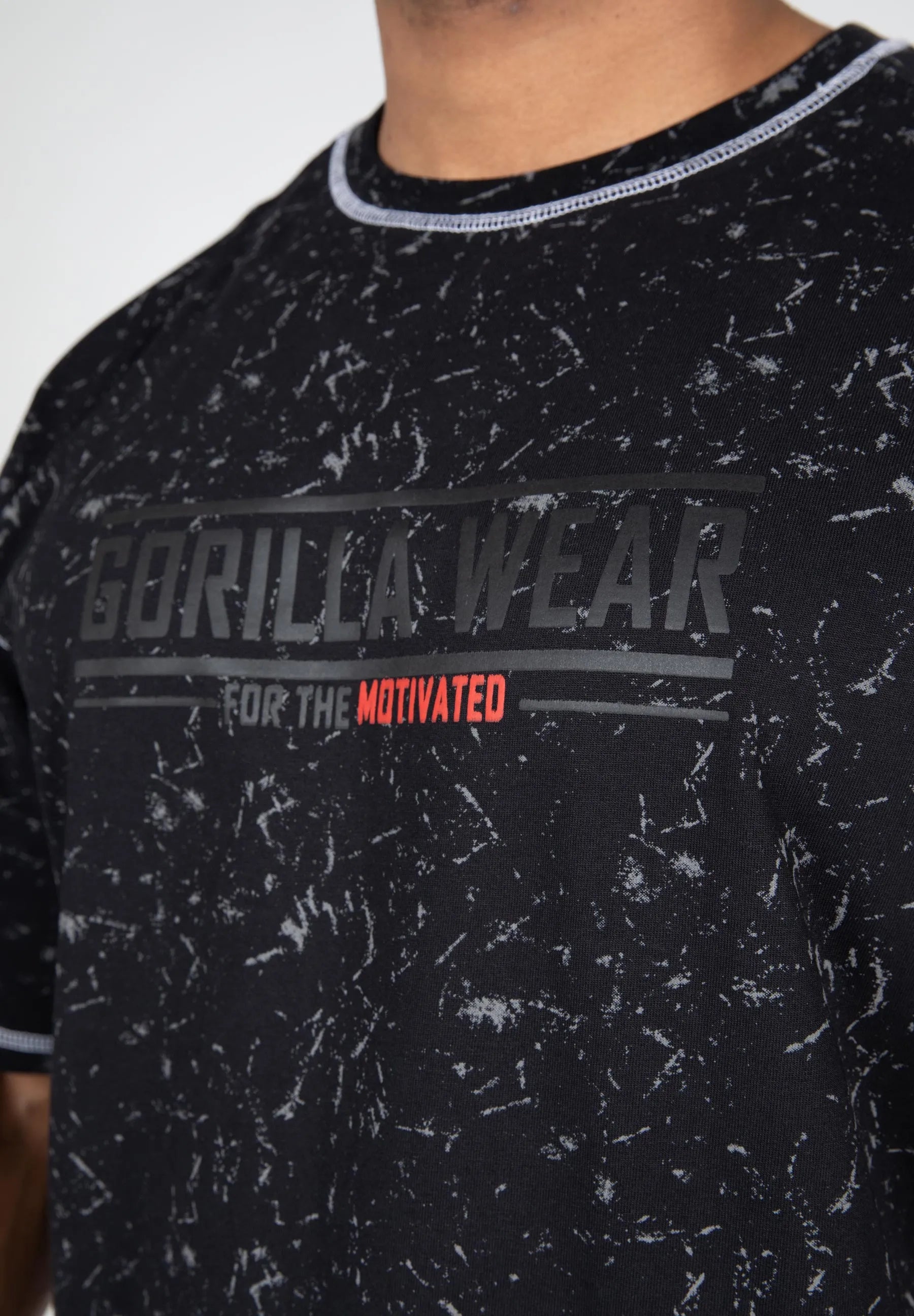 Gorilla Wear Saginaw Oversized T-shirt, vasket sort