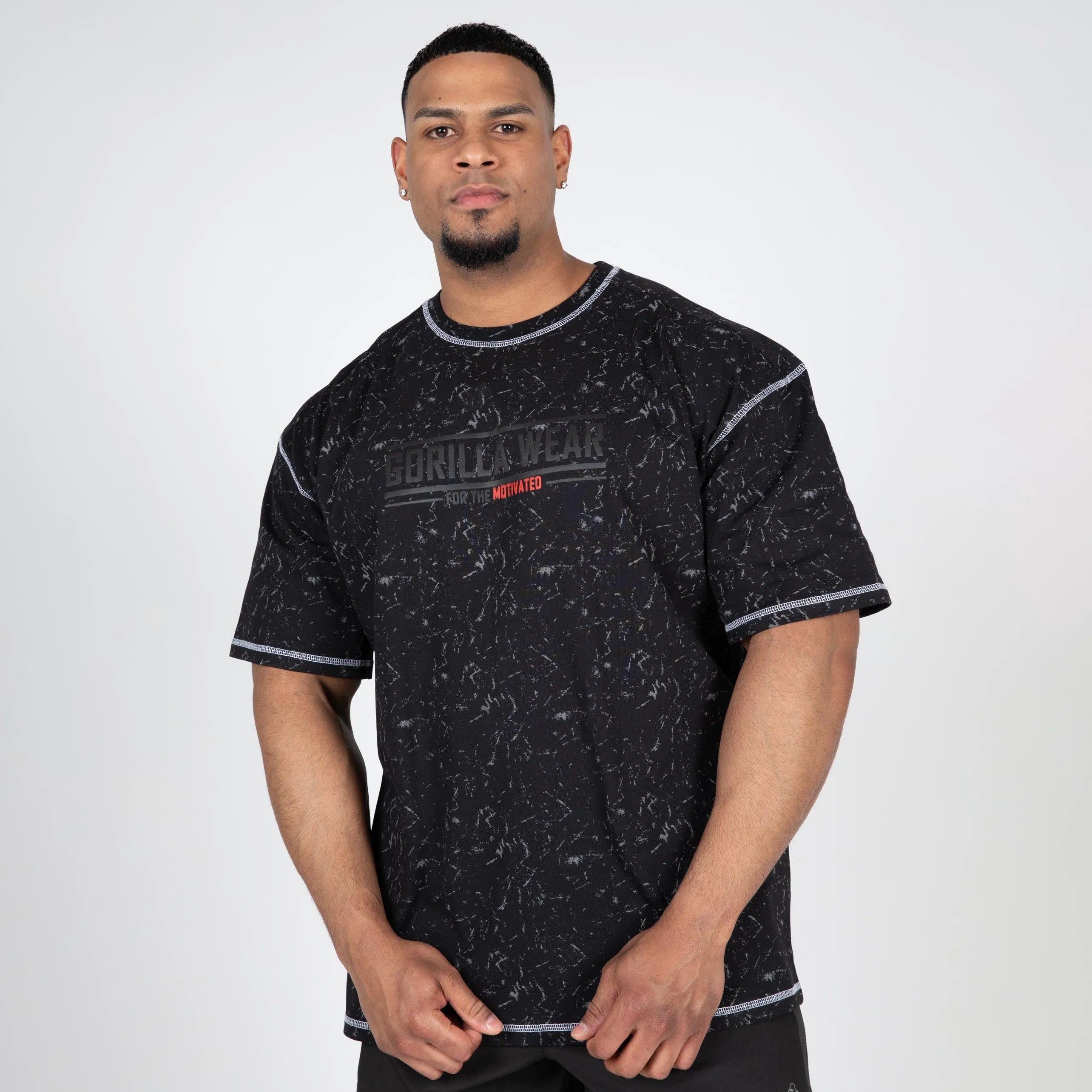Gorilla Wear Saginaw Oversized T-shirt, vasket sort