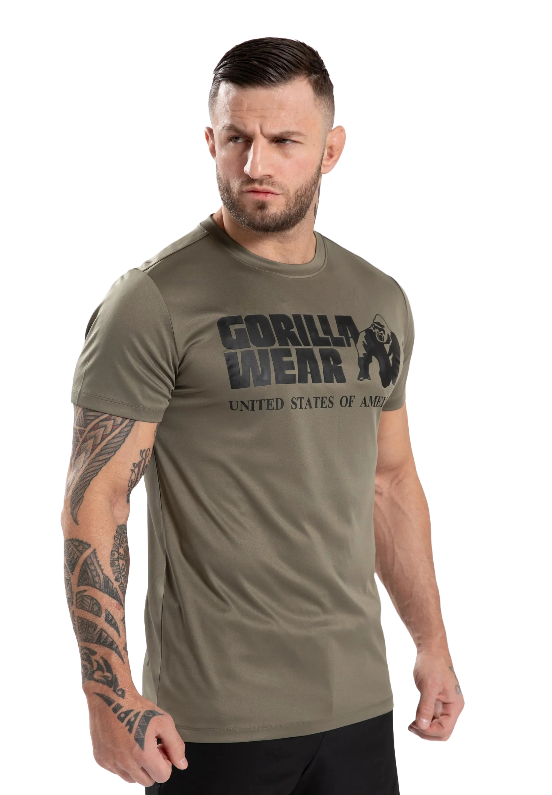 Gorilla Wear Classic trænings-T-shirt, armygrøn