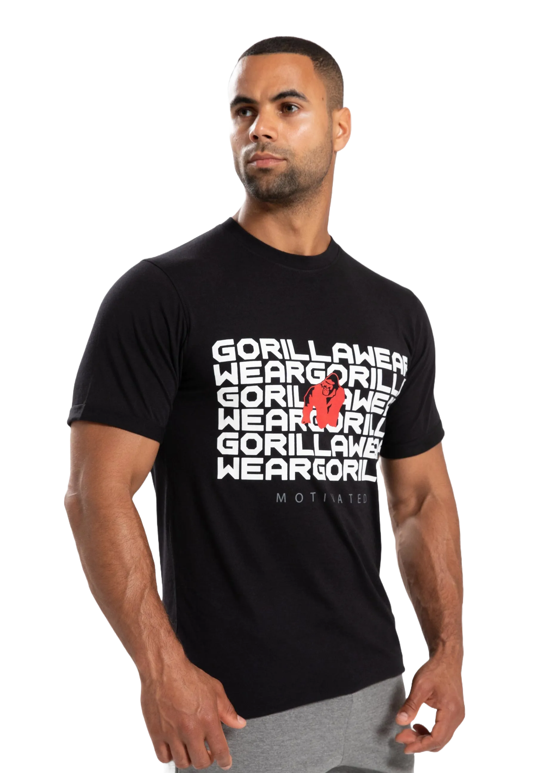 Gorilla Wear Bradley T-shirt, sort