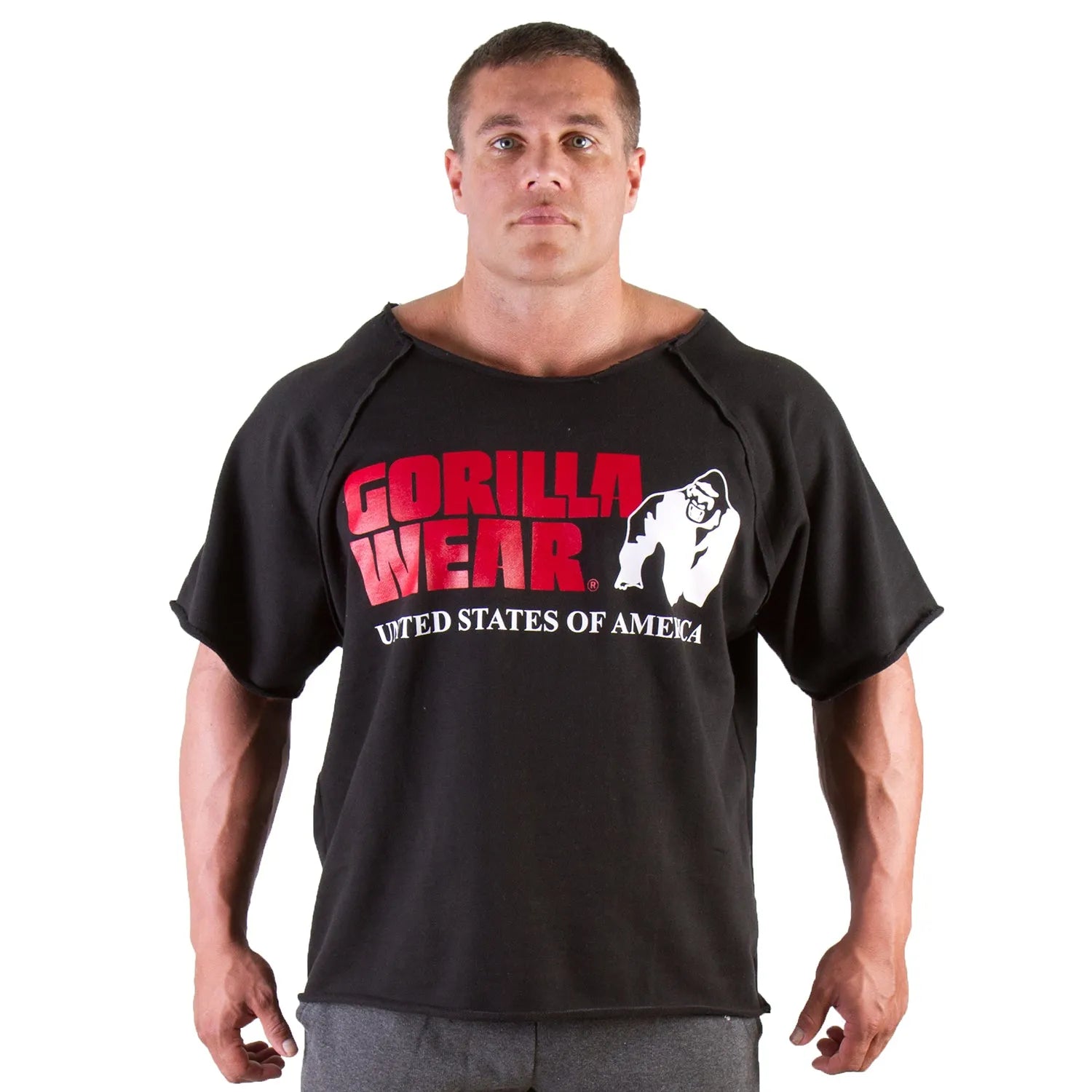 Gorilla Wear Classic Workout Top T-shirt, sort