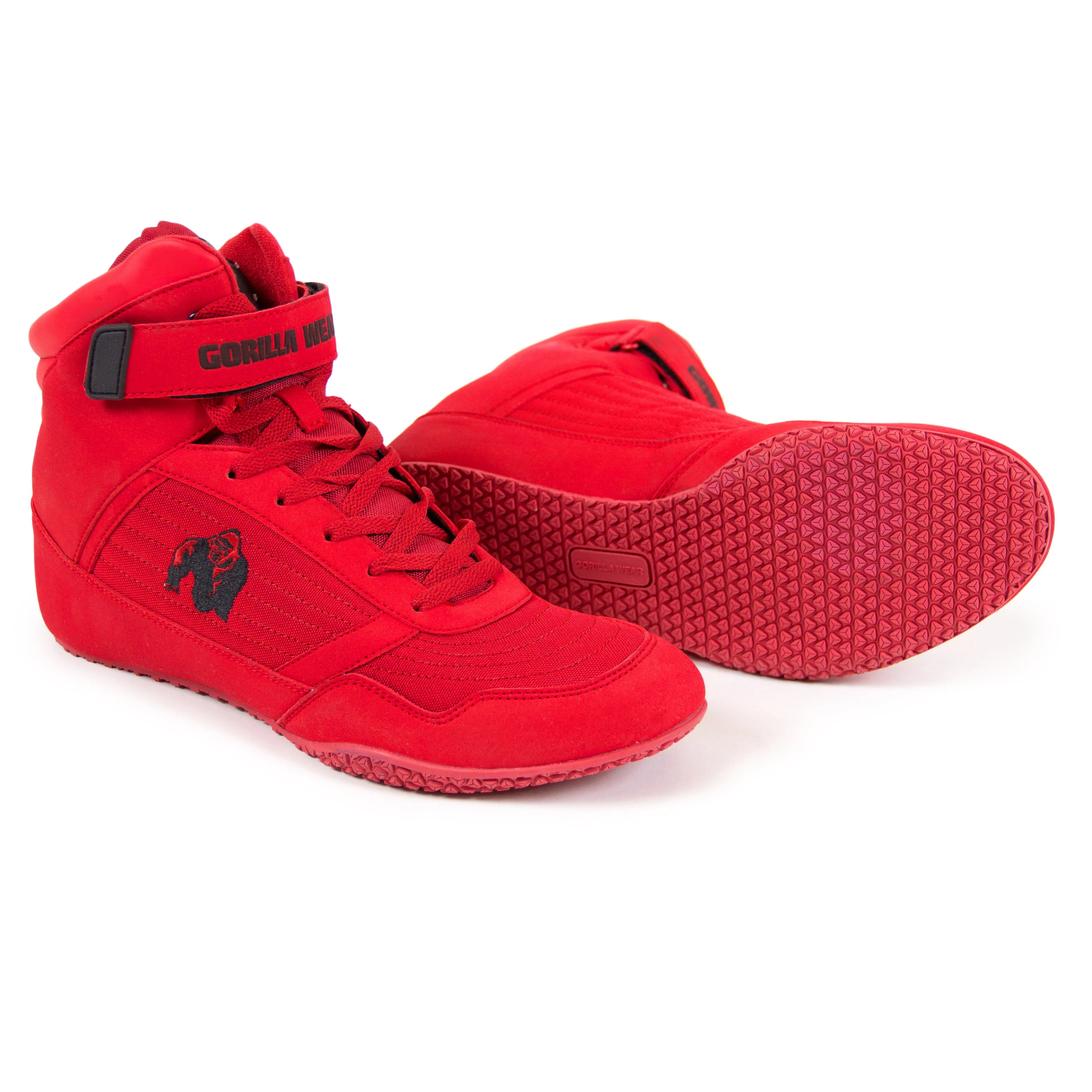 Gorilla Wear GW High Tops, red.