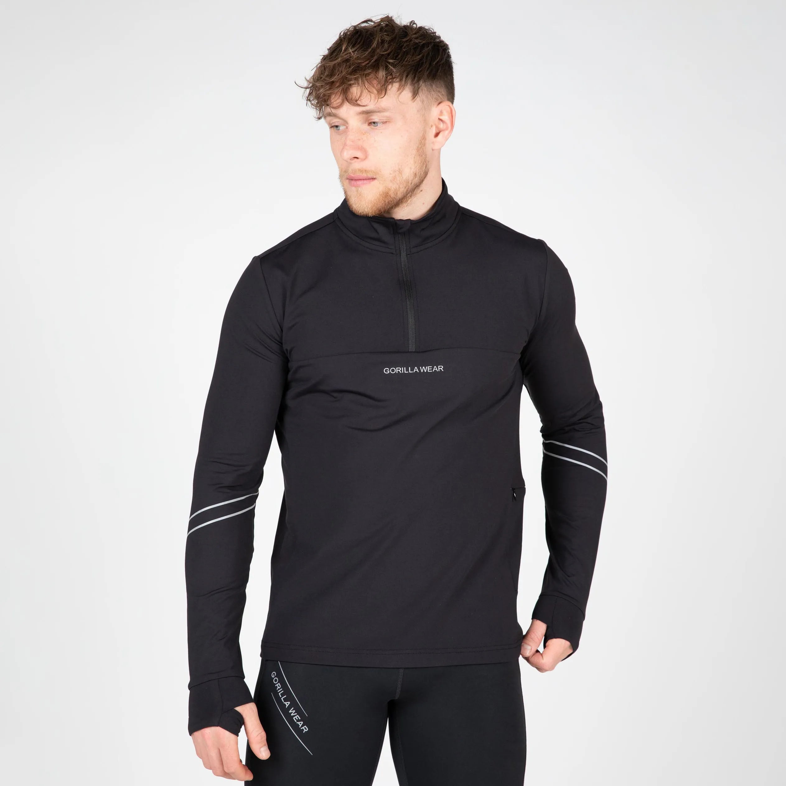 Gorilla Wear Noxen langærmet t-shirt, sort