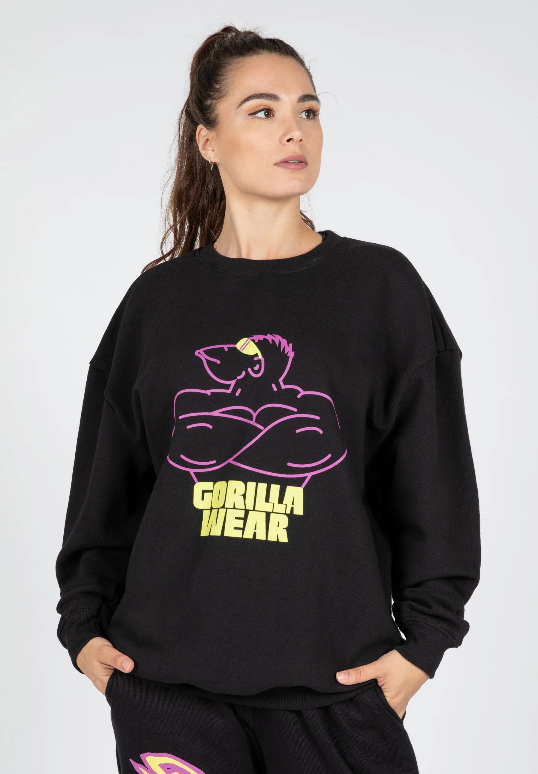 Gorilla Wear Legacy Oversized Sweatshirt/Træningstrøje, sort