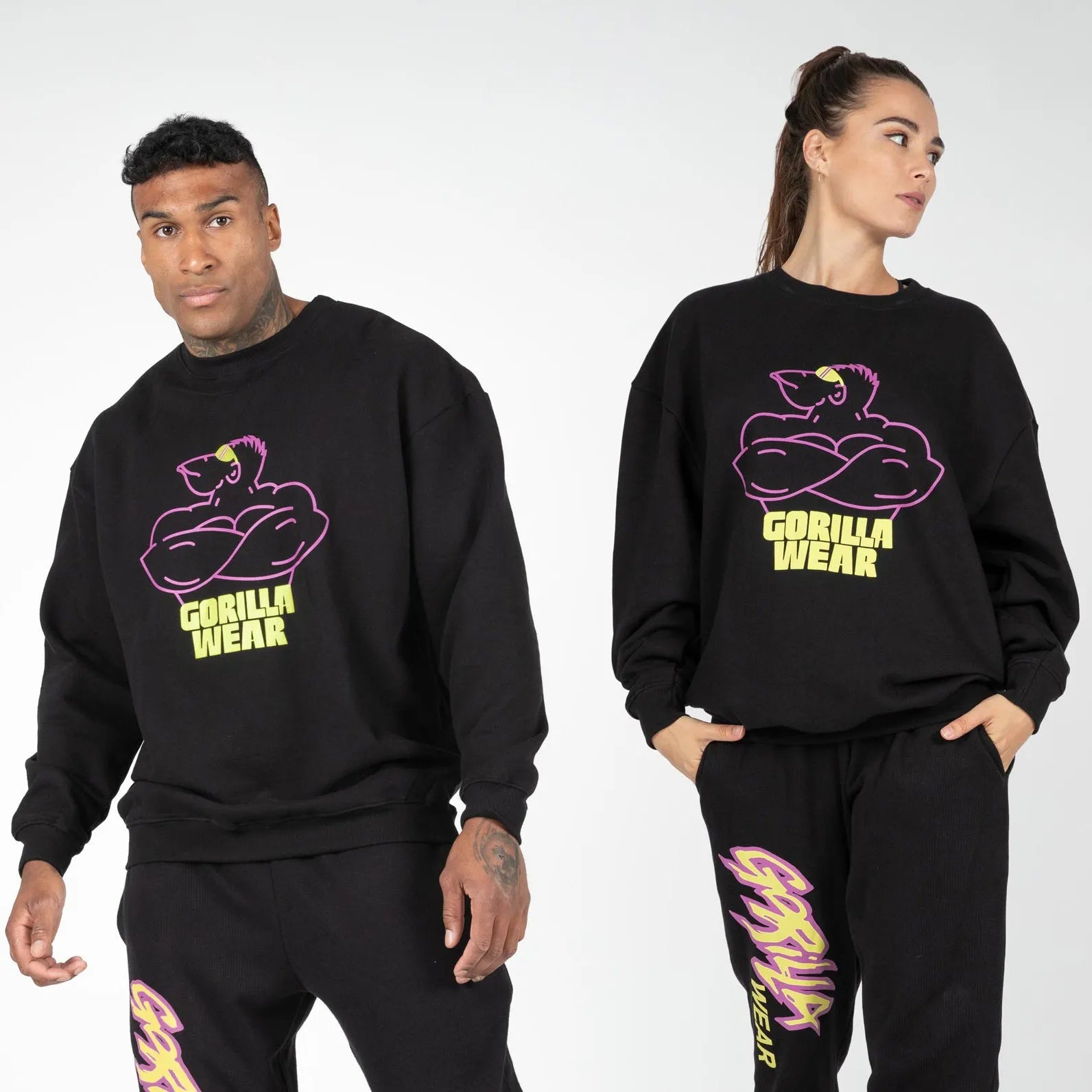 Gorilla Wear Legacy Oversized Sweatshirt/Træningstrøje, sort