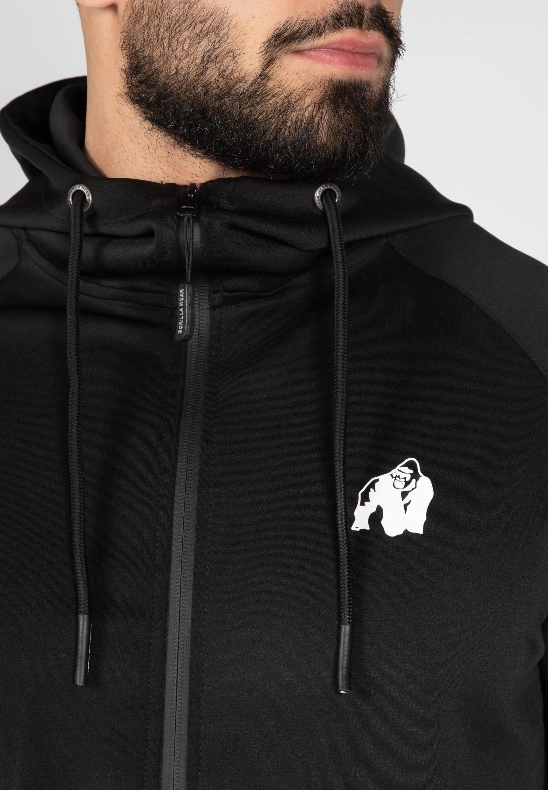 Gorilla Wear Sullivan træningsjakke/træningstrøje, sort