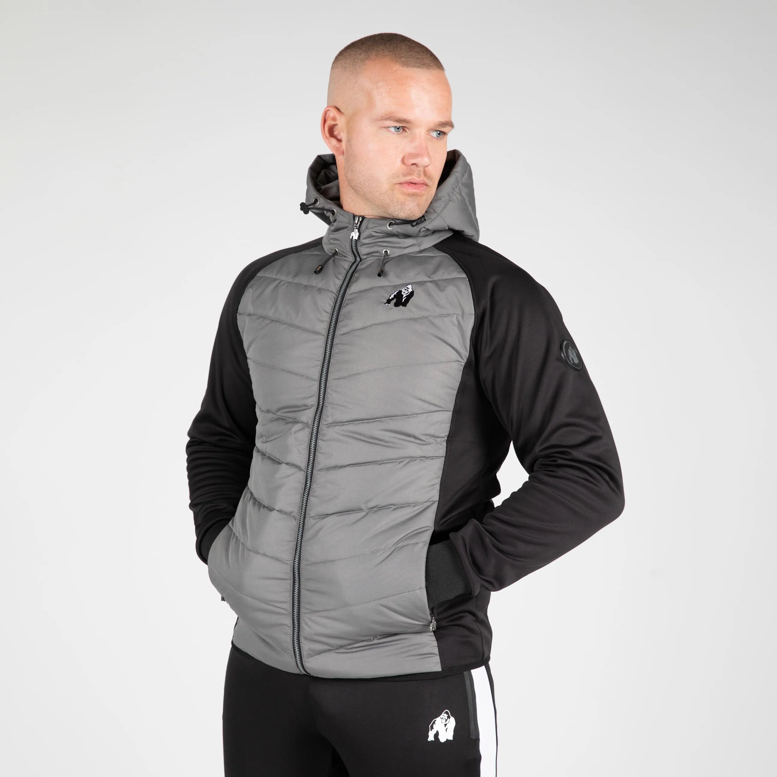 Gorilla Wear Felton Jakke, grå/sort