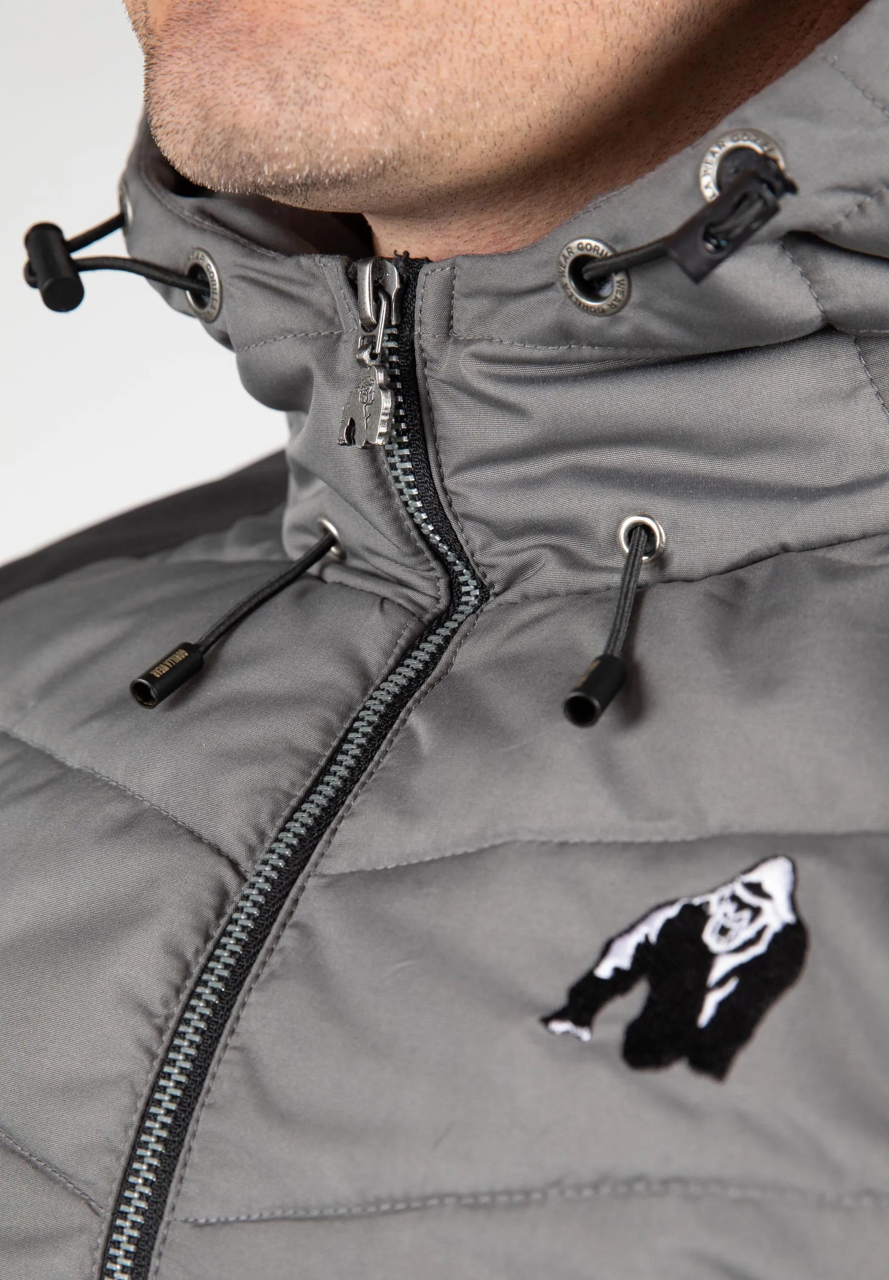 Gorilla Wear Felton Jakke, grå/sort