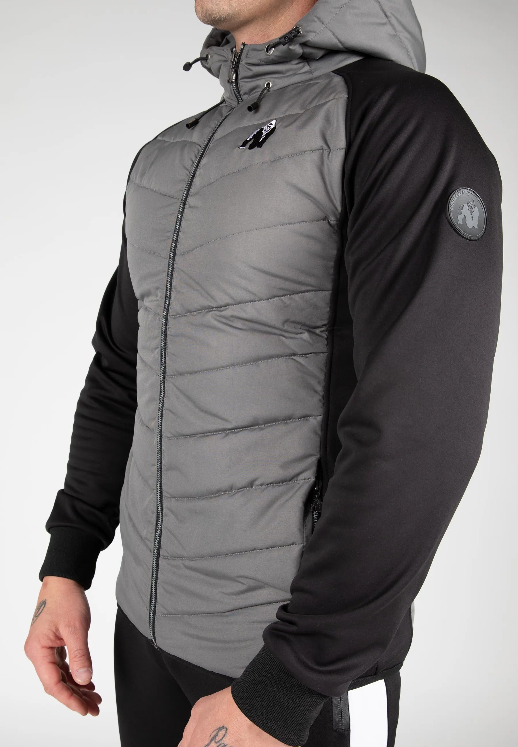 Gorilla Wear Felton Jakke, grå/sort