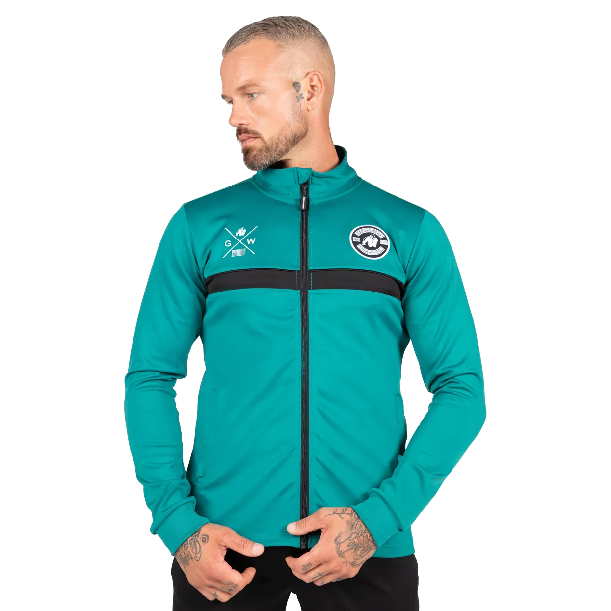 Gorilla Wear Vernon træningsjakke/træningstrøje, blågrøn