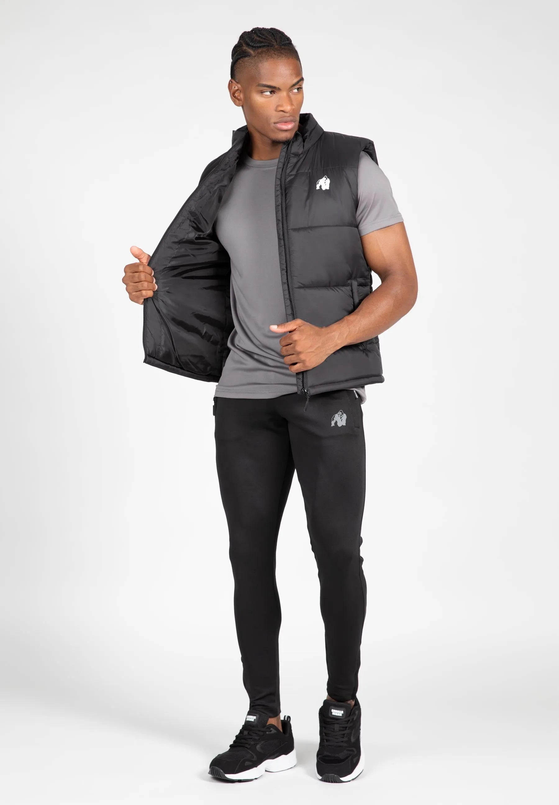 Gorilla Wear Irvine dynevest, sort