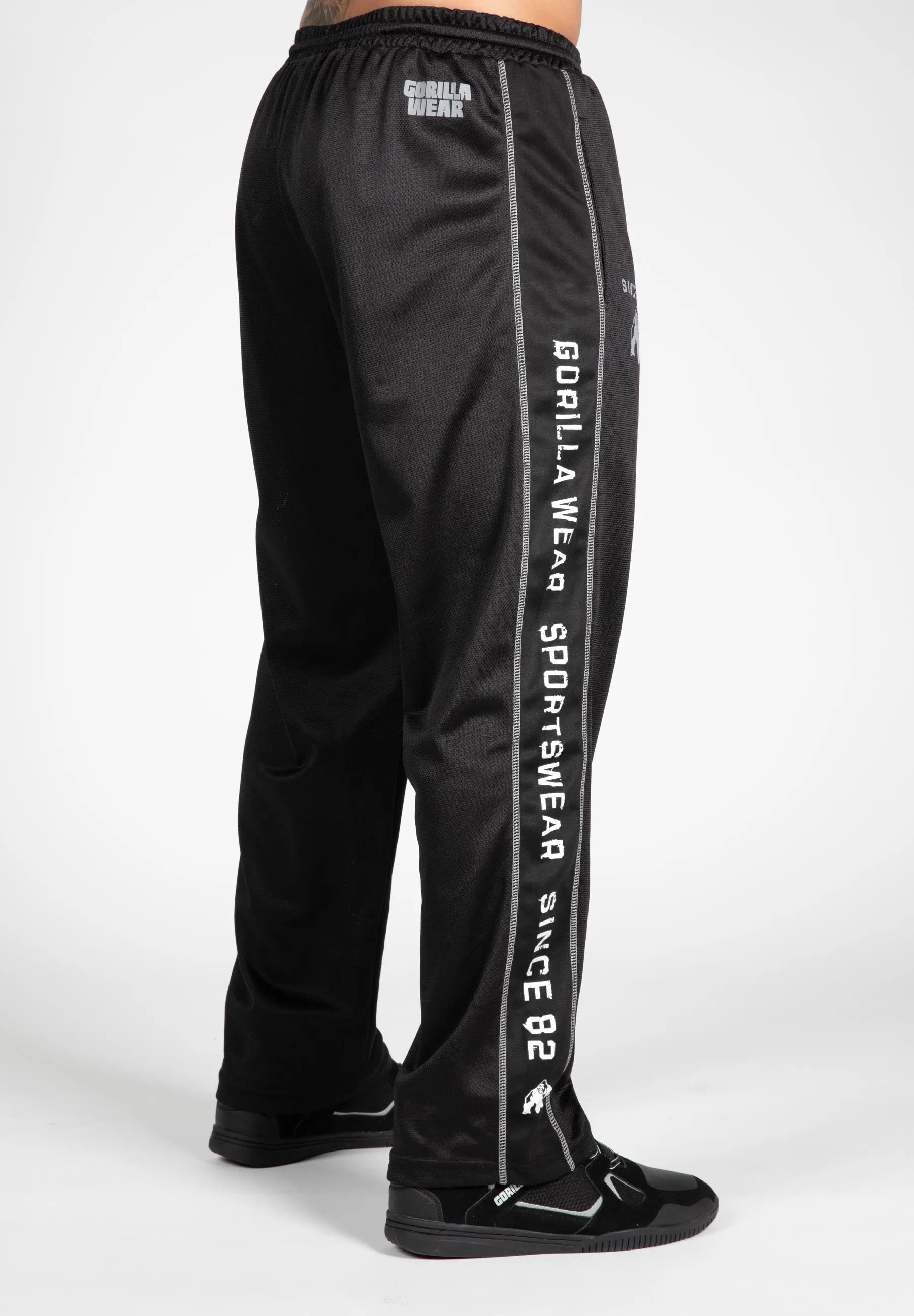 Gorilla Wear Functional Mesh Pants/Träningsbyxor, black/white