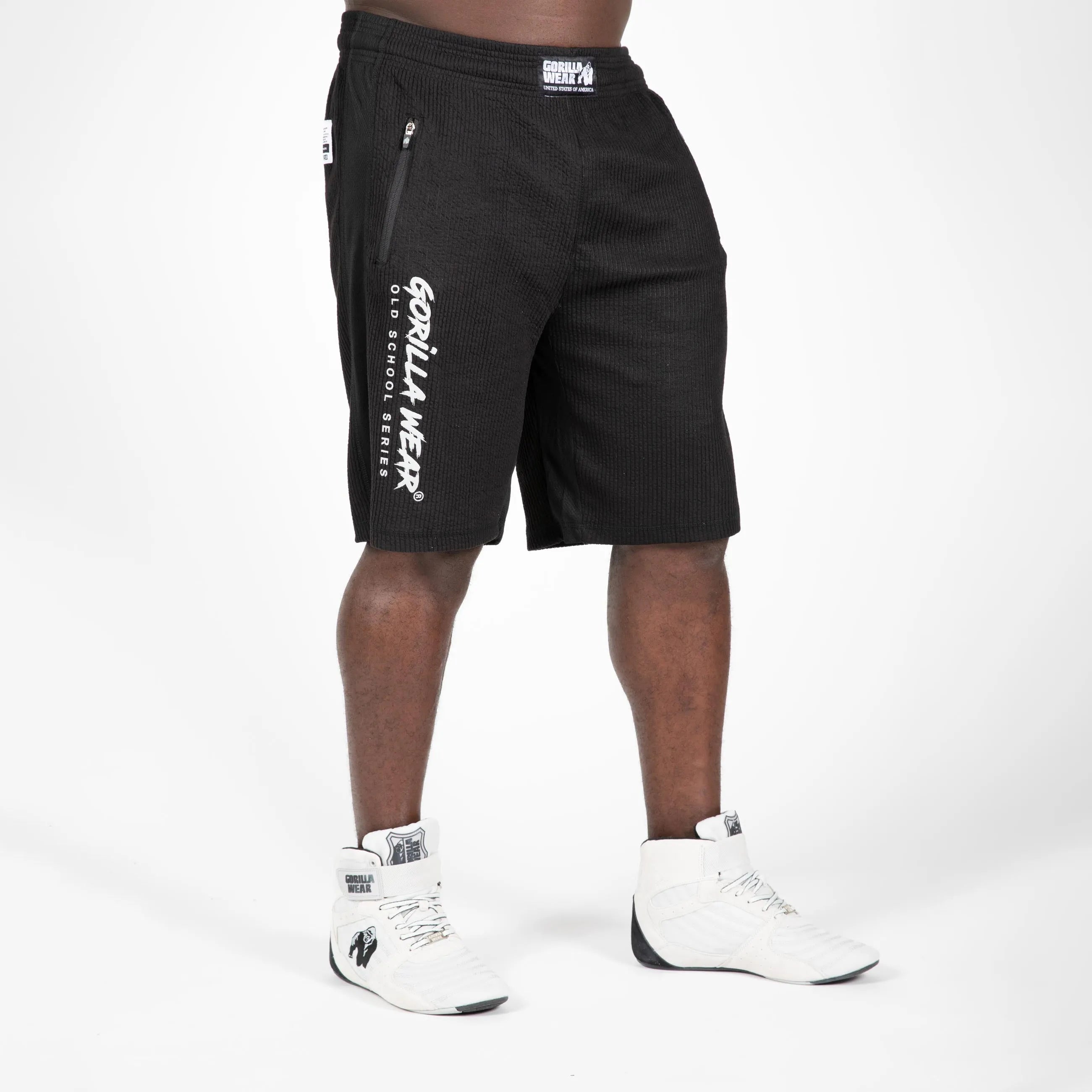 Gorilla Wear Augustine Old School Shorts/Træningshorts, sort