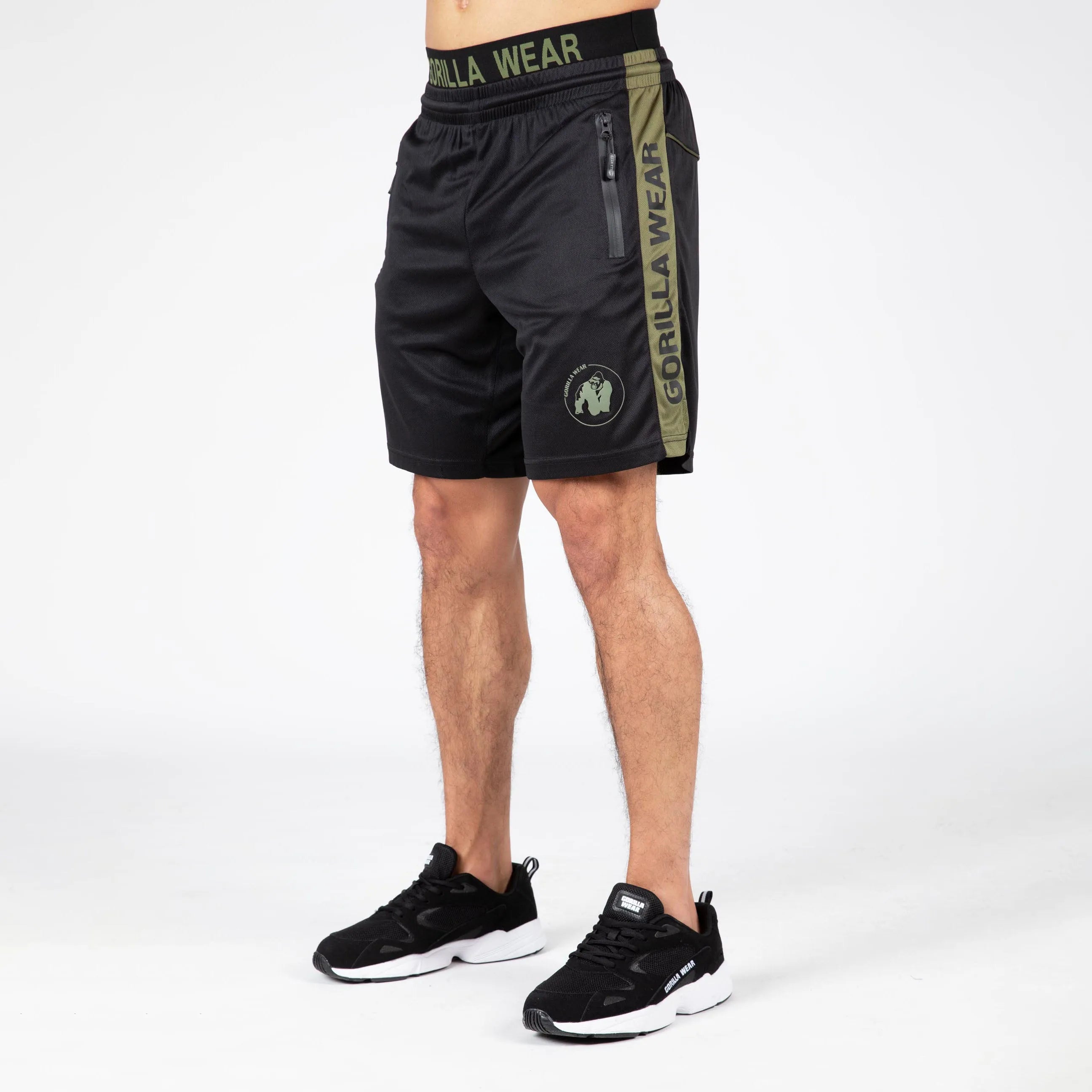 Gorilla Wear Atlanta Shorts/træningsshorts, sort/grøn