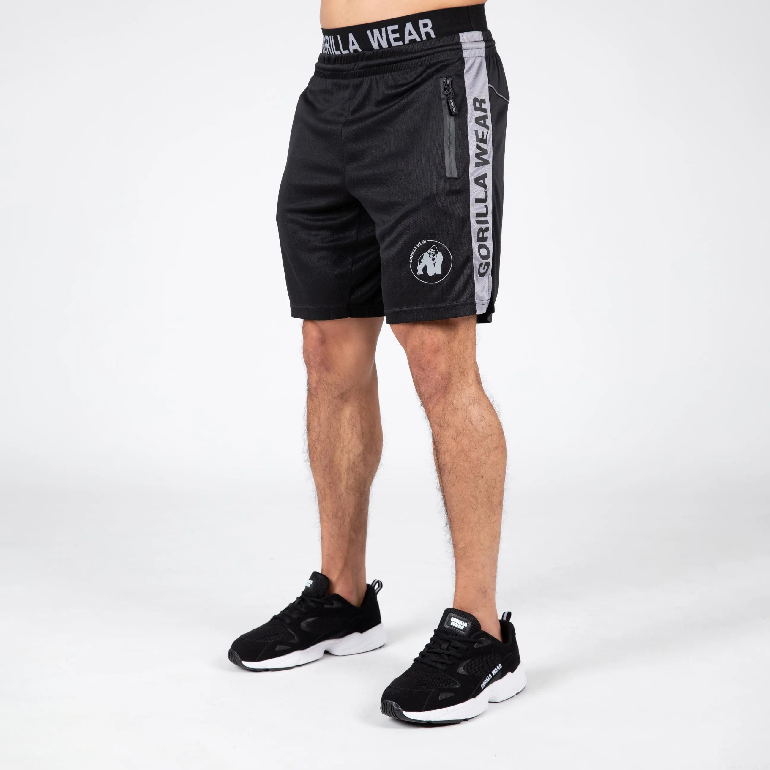 Gorilla Wear Atlanta Shorts/træningsshorts, sort/grå