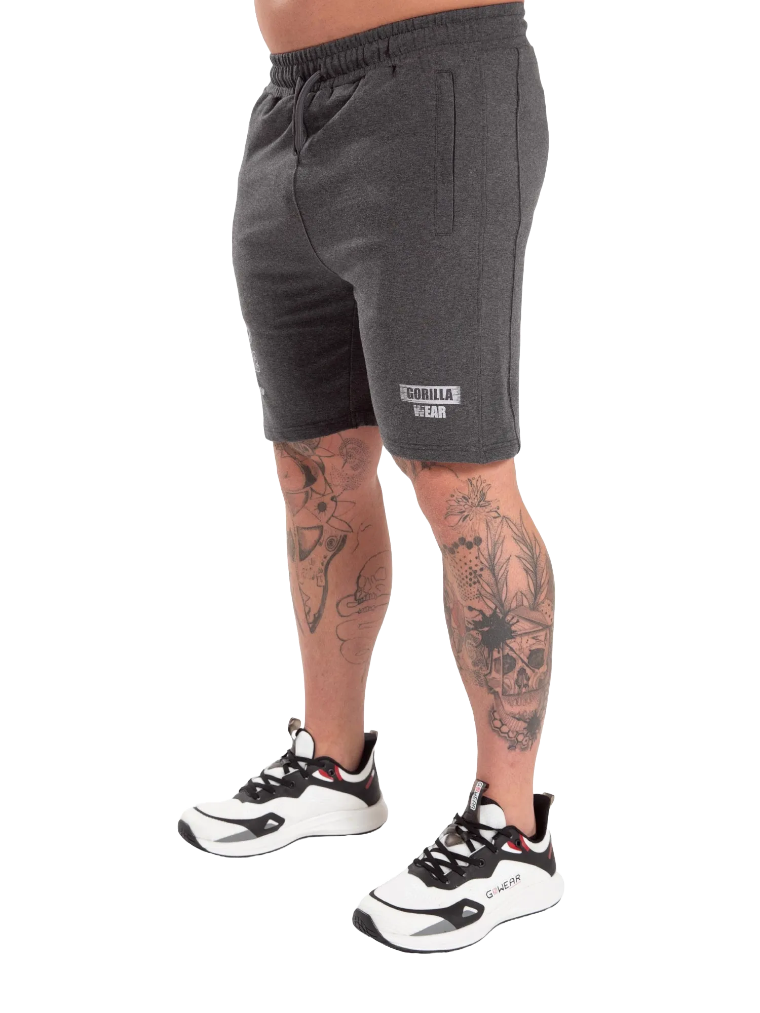 Gorilla Wear Lopez Shorts/Træningshorts, mørkegrå melange