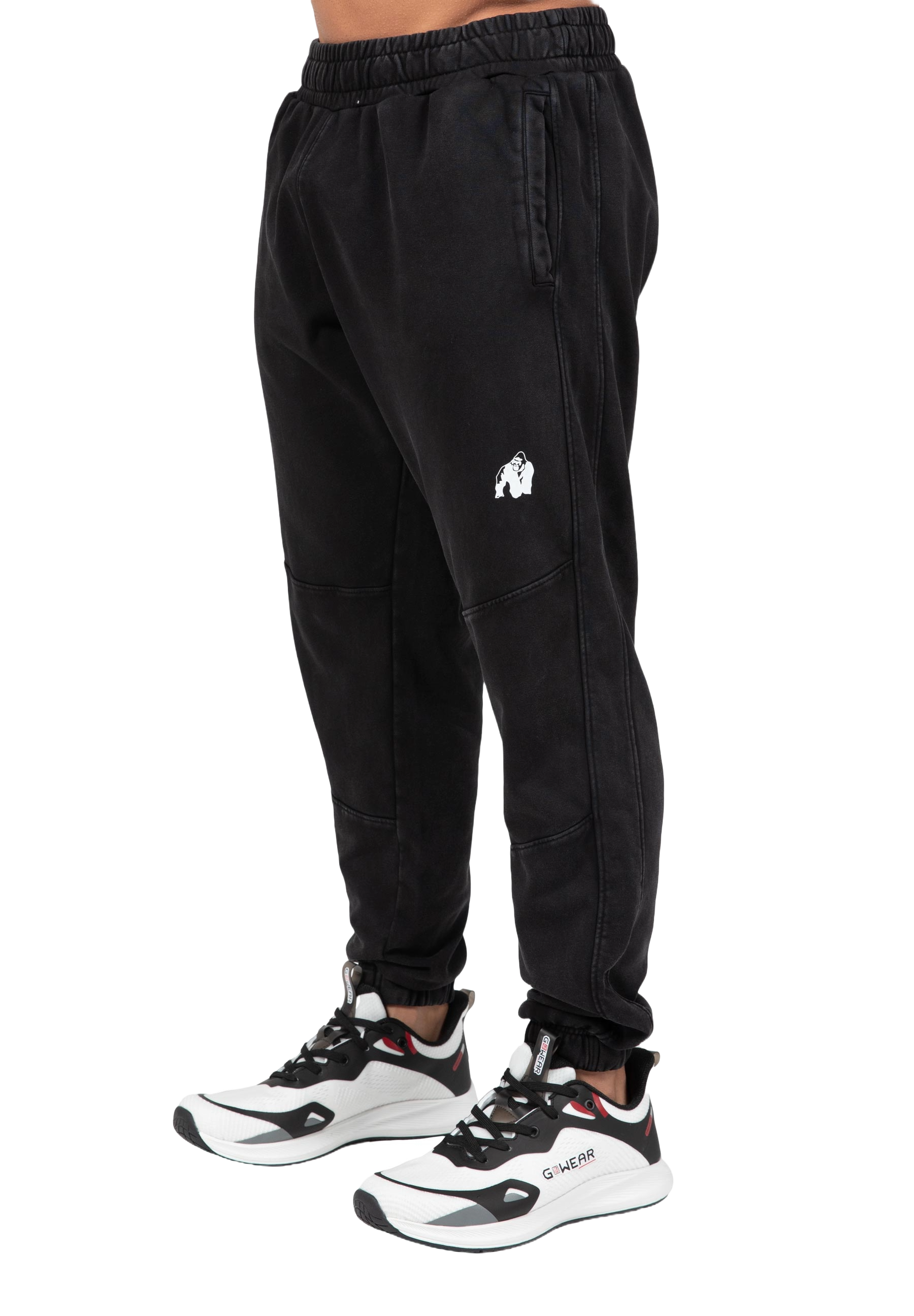Gorilla Wear Curtis joggingbukser, vasket grå
