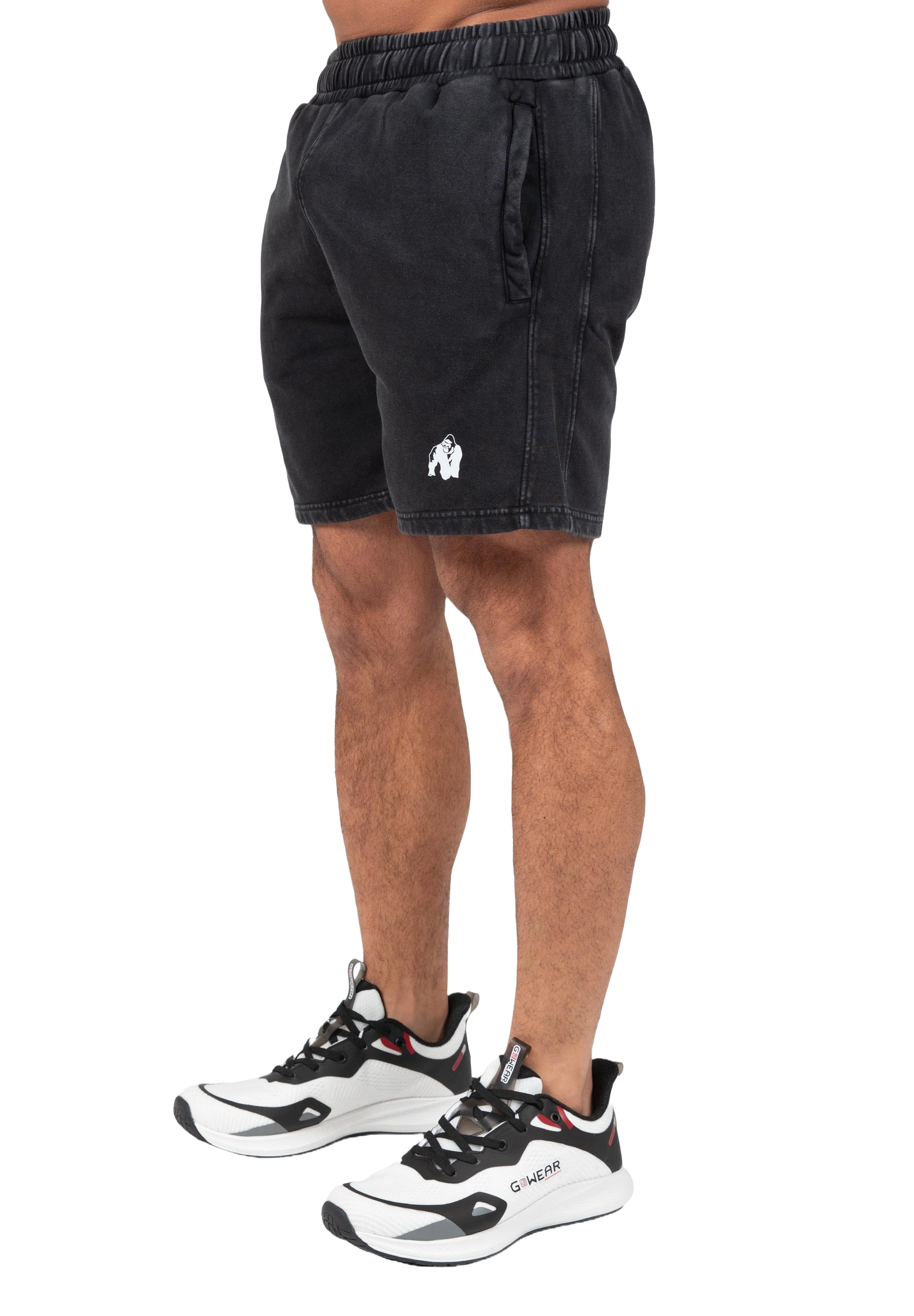 Gorilla Wear Curtis Joggingshorts, vasket grå