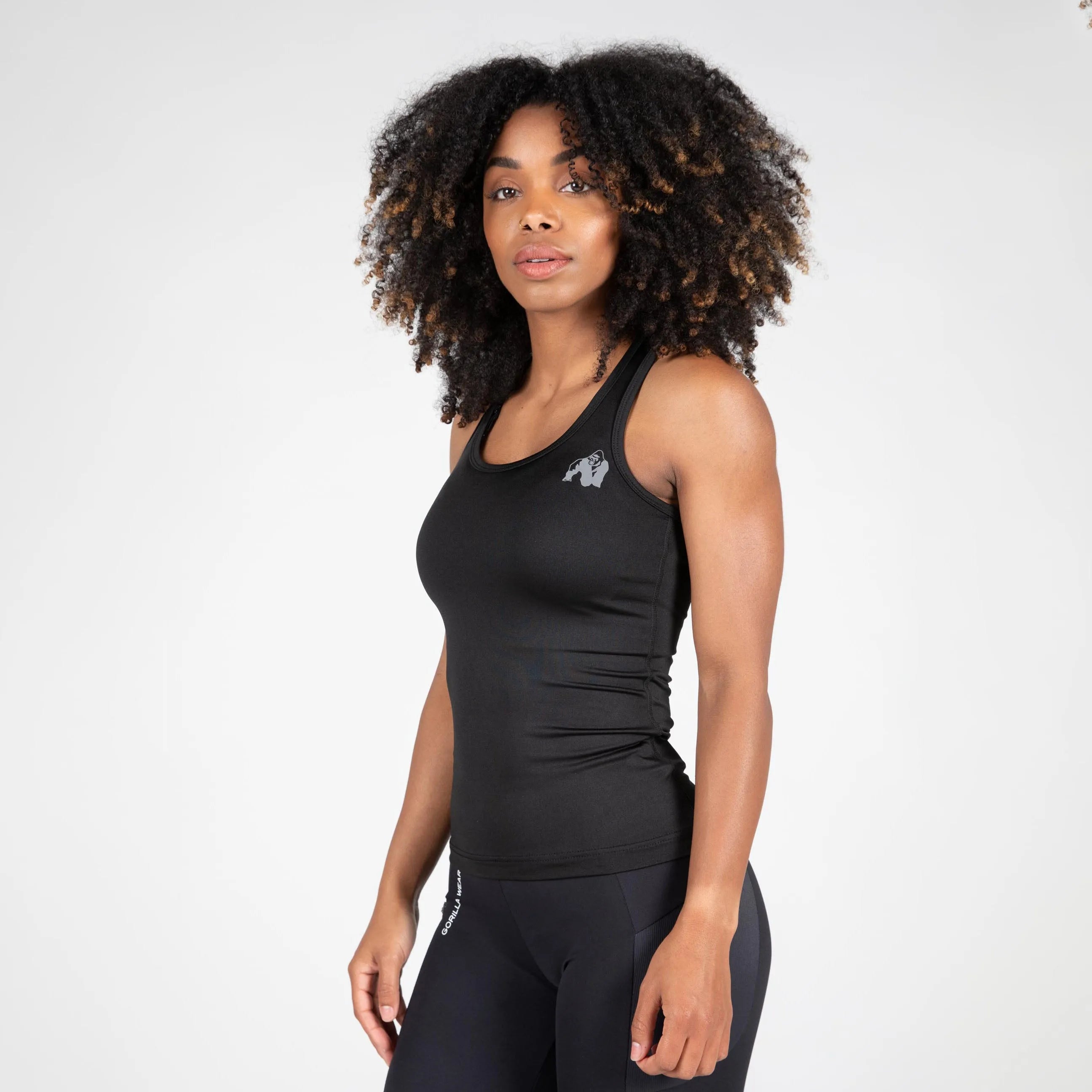 Gorilla Wear Indianapolis Tanktop/hør, sort