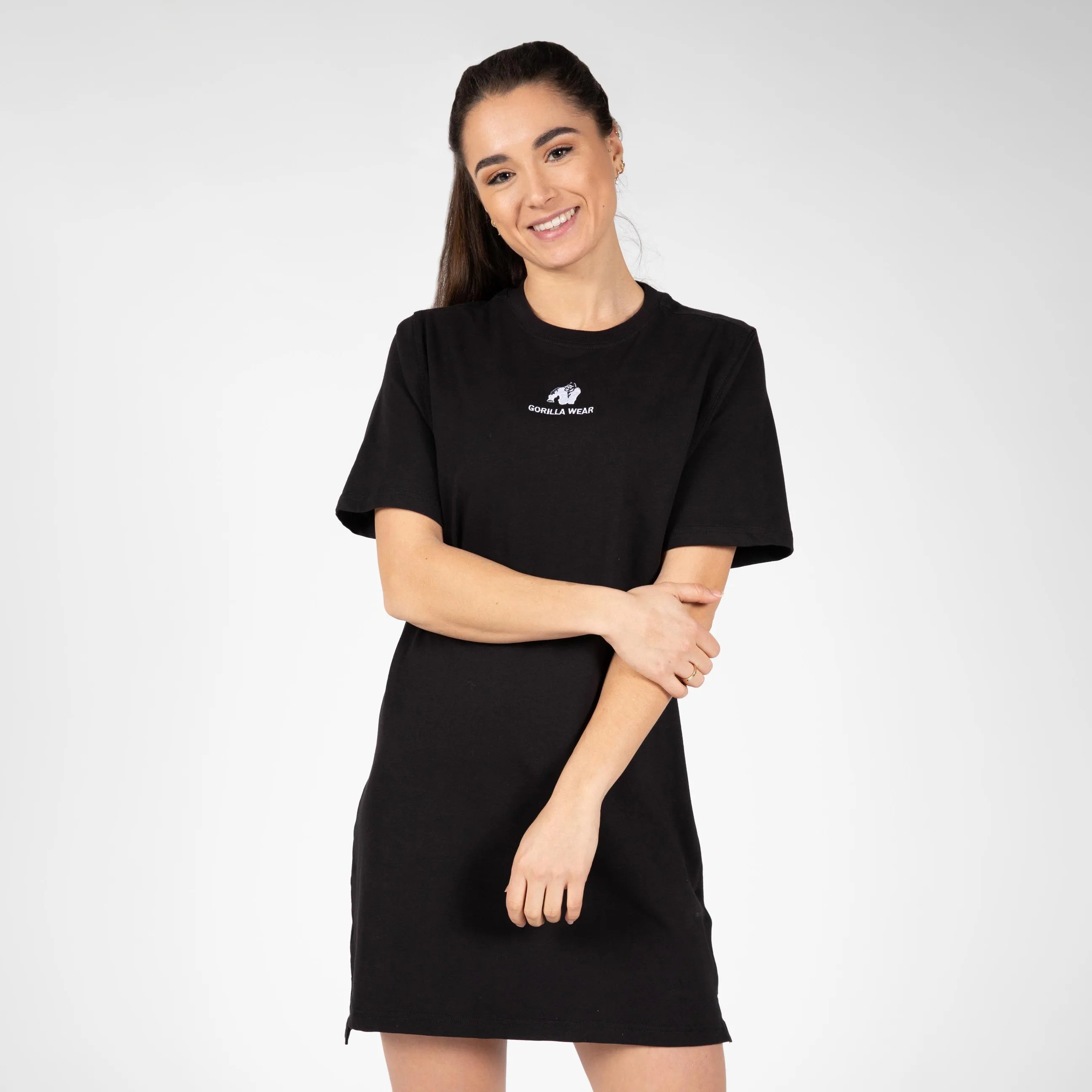 Gorilla Wear Neenah T-shirtkjole, sort