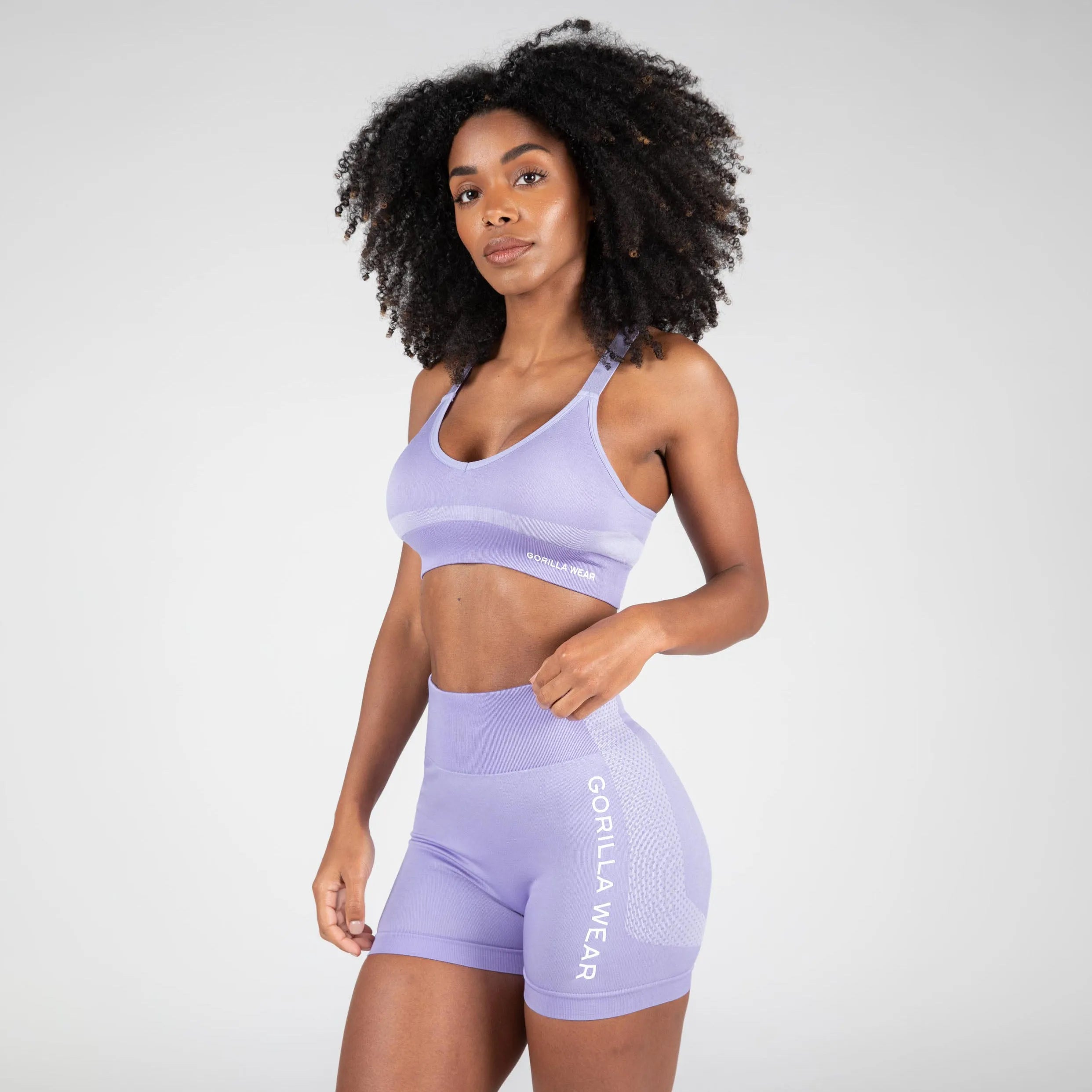 Gorilla Wear Selah Seamless Sports-bh/Sports-bh, lilla