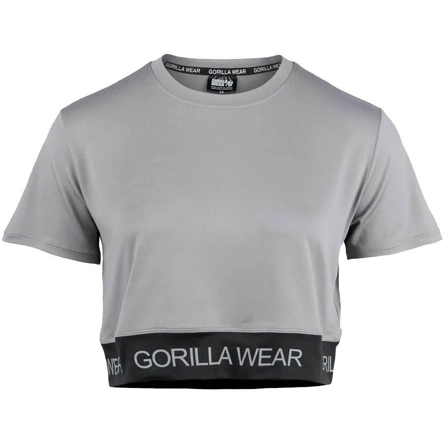 Gorilla Wear Colby Cropped T-shirt, grå
