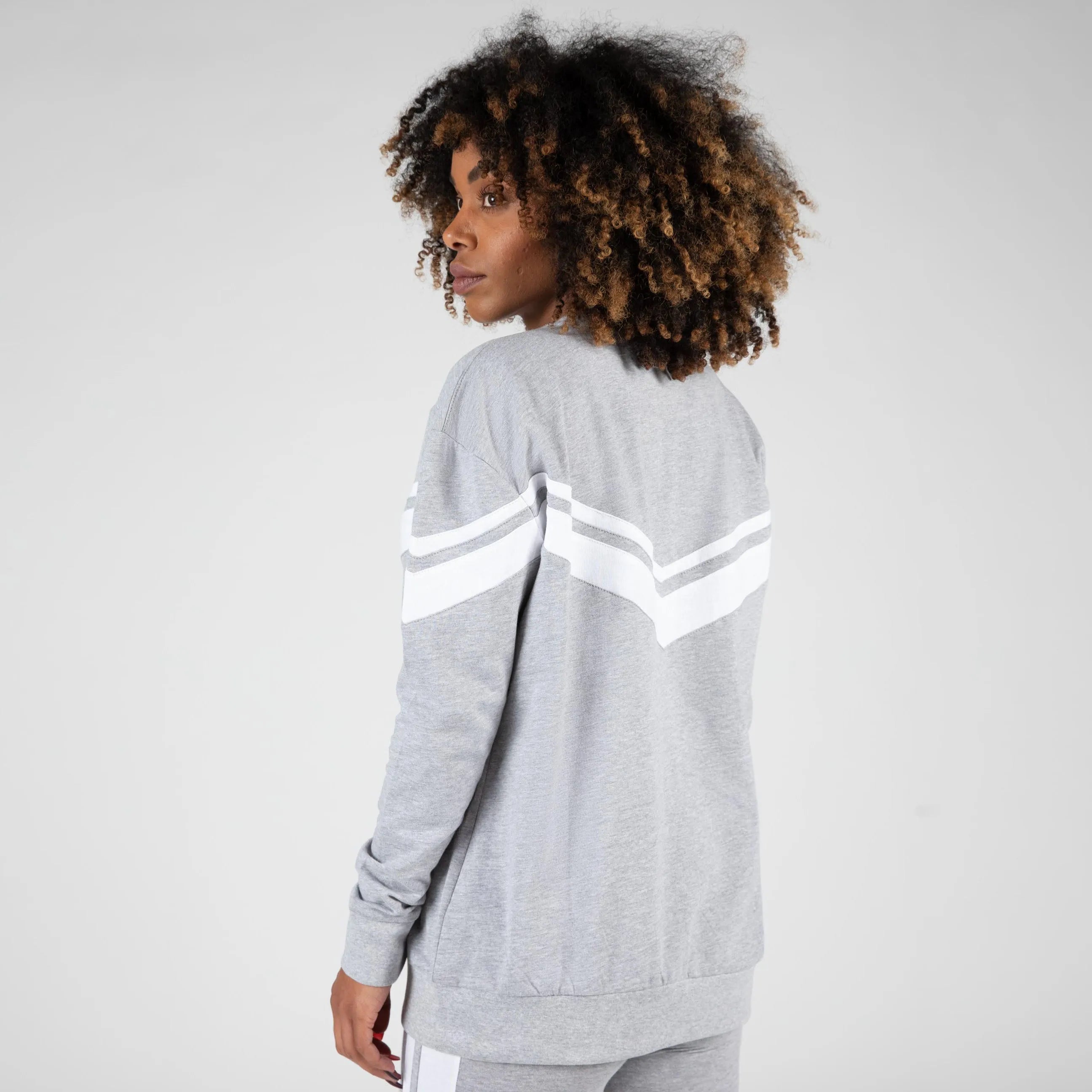Gorilla Wear Hailey Oversized Sweatshirt/Træningstrøje, gråmeleret