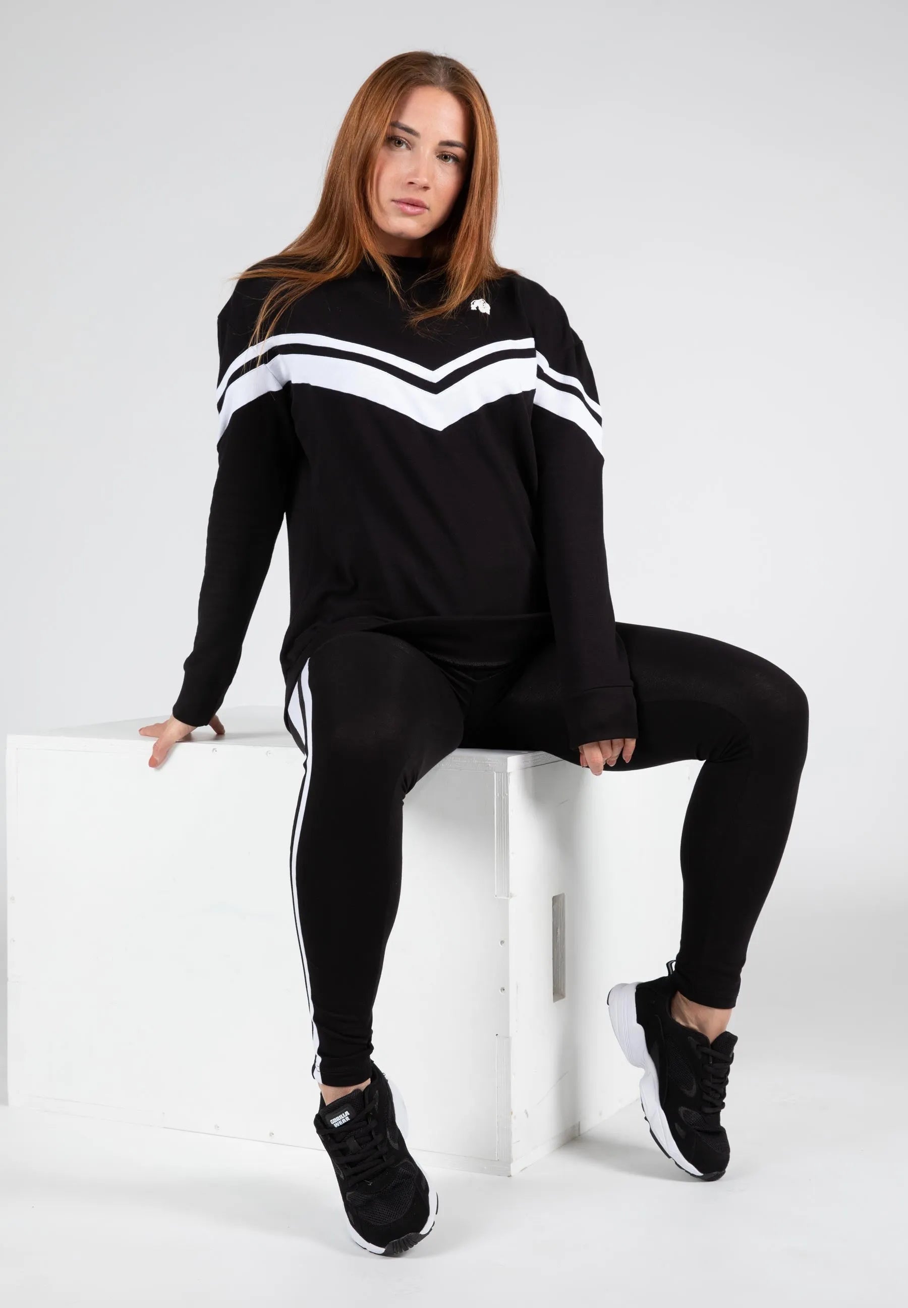 Gorilla Wear Hailey Oversized Sweatshirt/Træningstrøje, sort