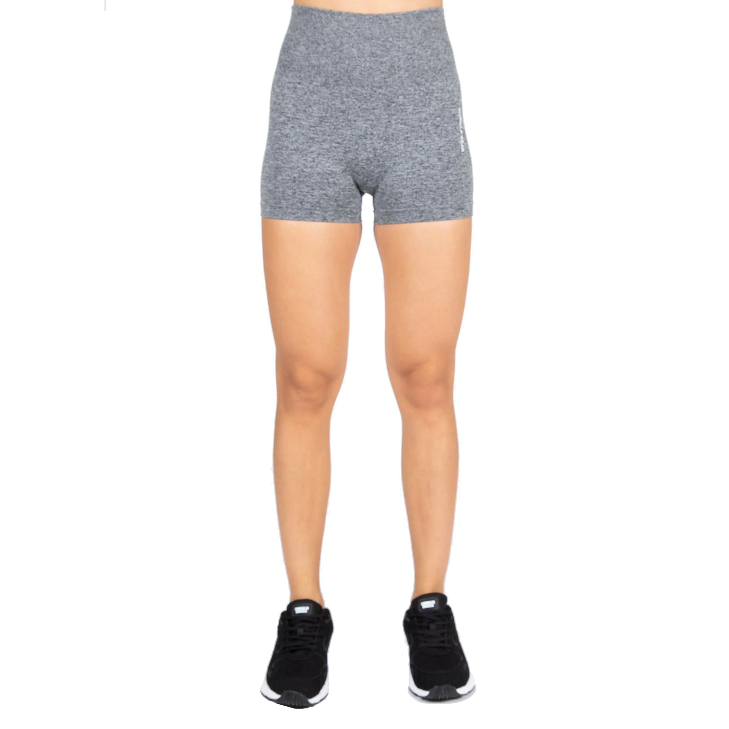 Gorilla Wear Quincy Seamless Shorts/træningsshorts, gråmeleret