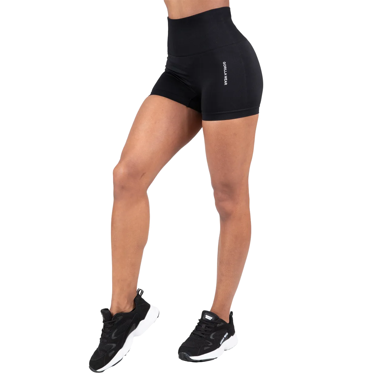 Gorilla Wear Quincy Seamless Shorts/træningsshorts, sort