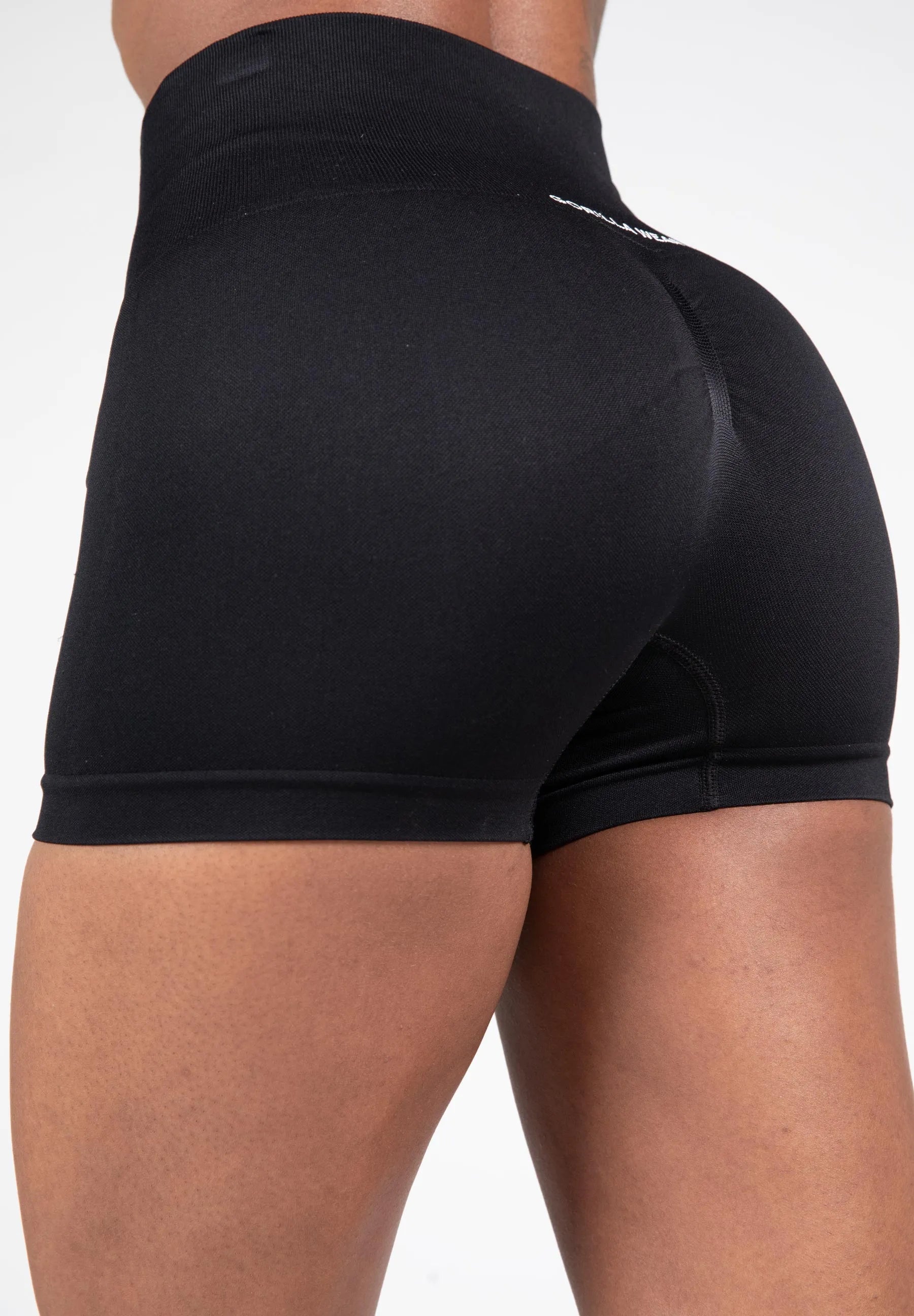 Gorilla Wear Quincy Seamless Shorts/træningsshorts, sort