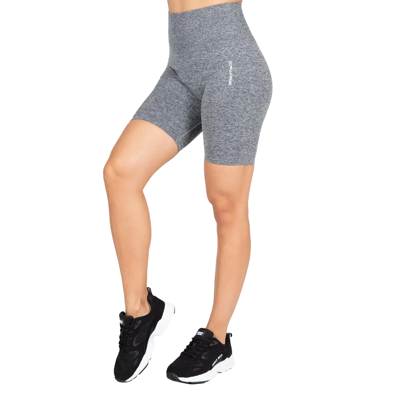 Gorilla Wear Quincy Seamless cykelshorts/træningsshorts, gråmeleret