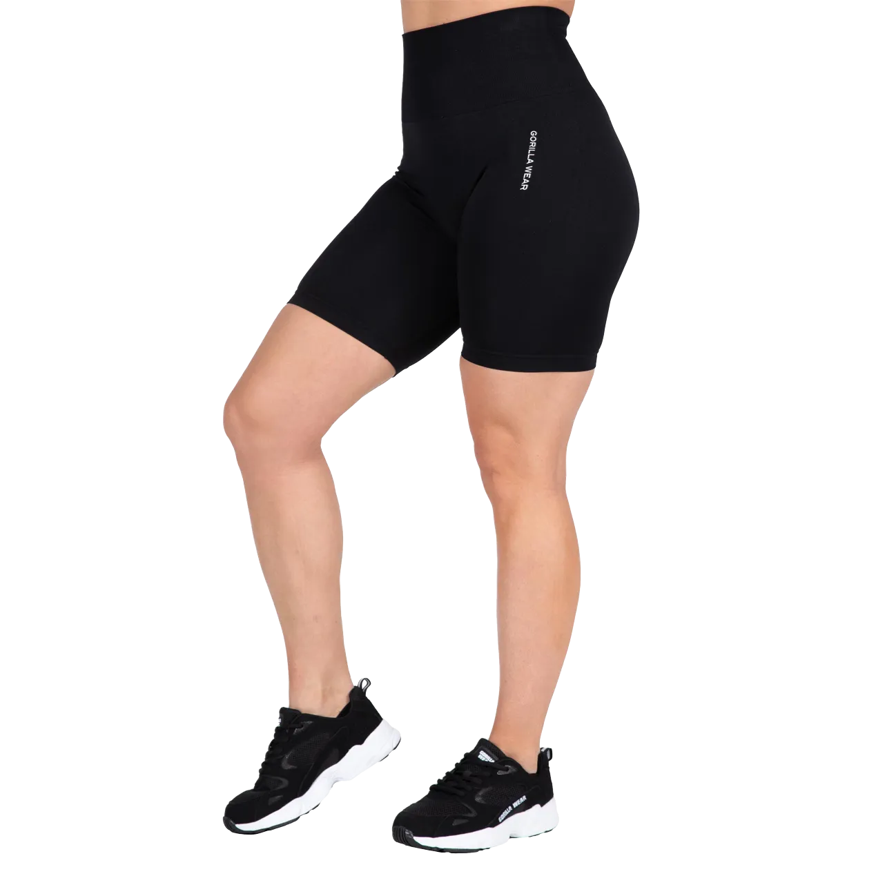 Gorilla Wear Quincy Seamless cykelshorts/træningsshorts, sort