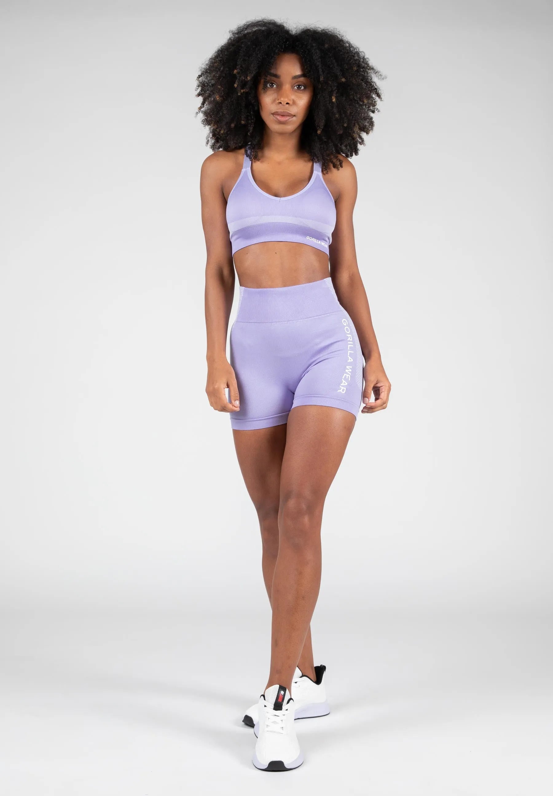 Gorilla Wear Selah Seamless Shorts/Træningshorts, lilla