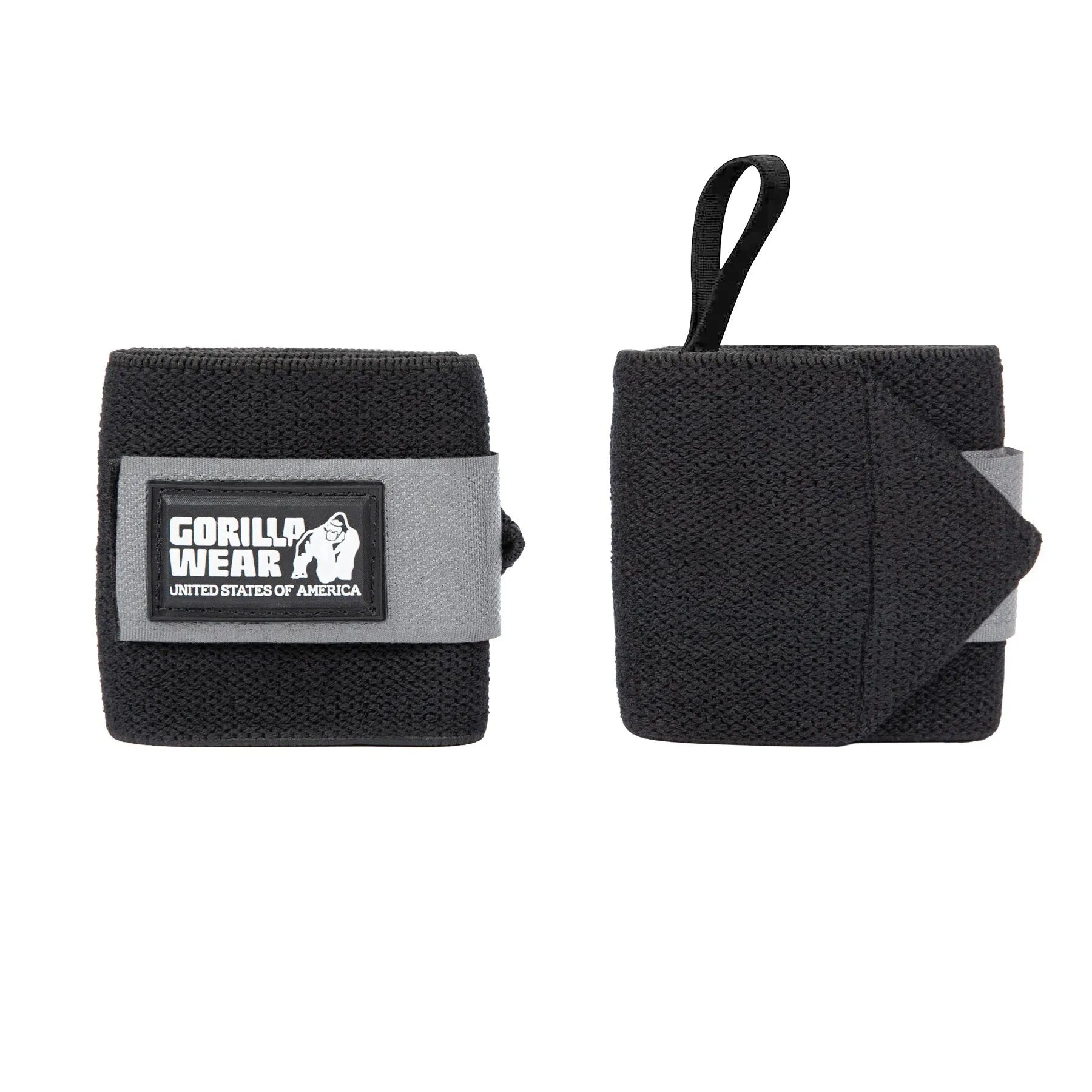 Gorilla Wear håndledsstøtter Basic, sort/grå