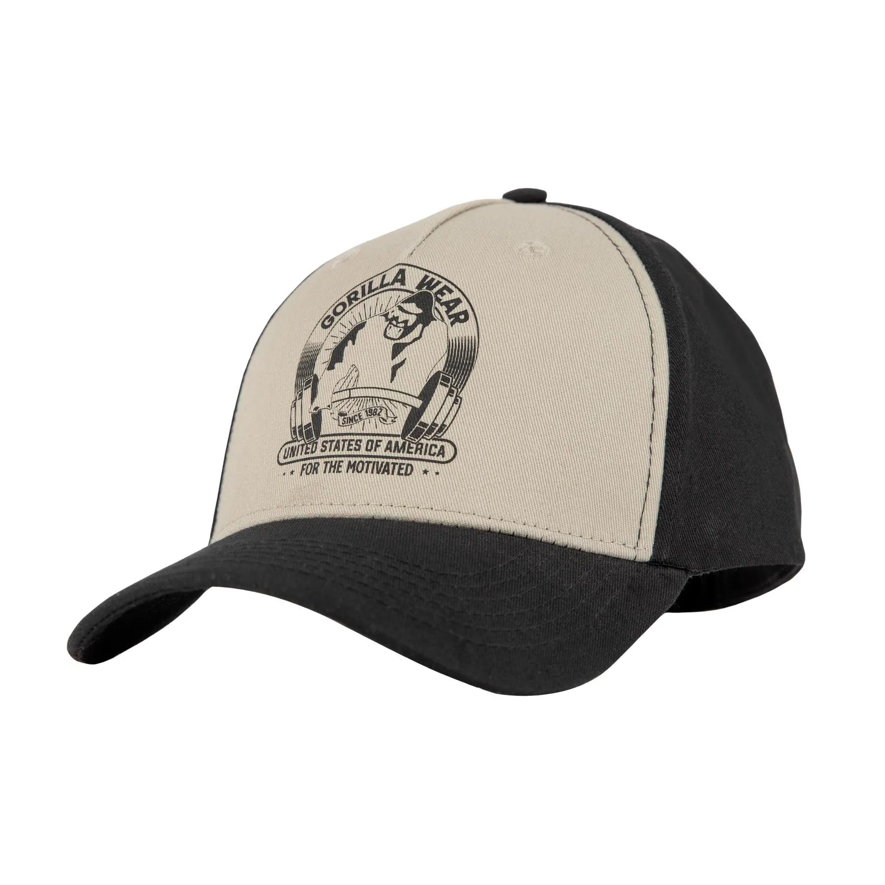 Gorilla Wear Buckley kasket, sort/beige