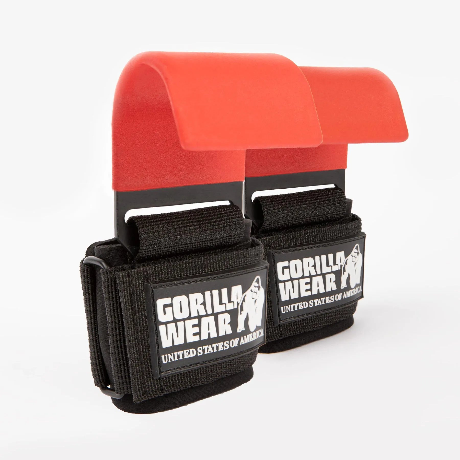 Gorilla Wear vægtløftningskroge, sort/rød