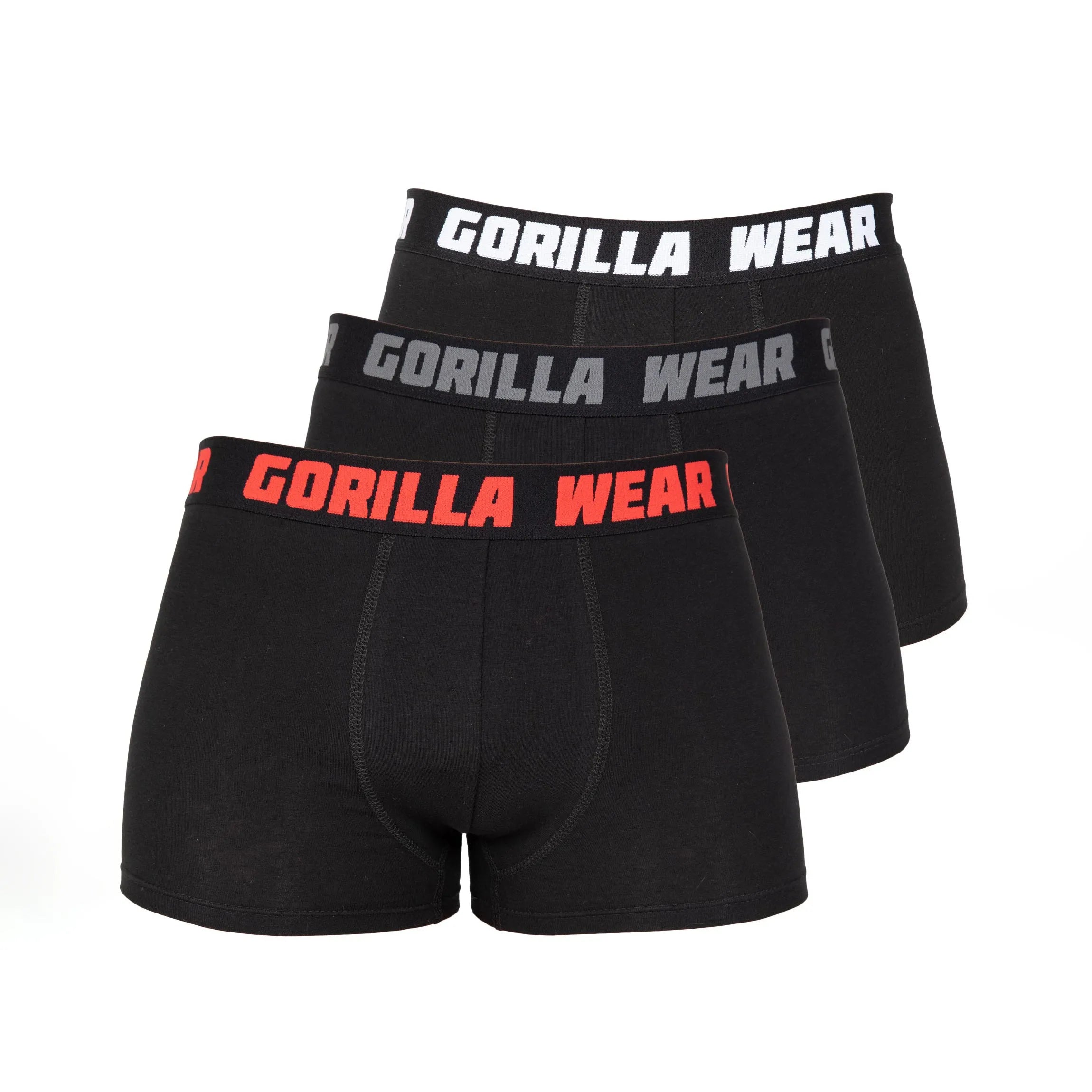 Gorilla Wear Boxershorts 3-pak, sort