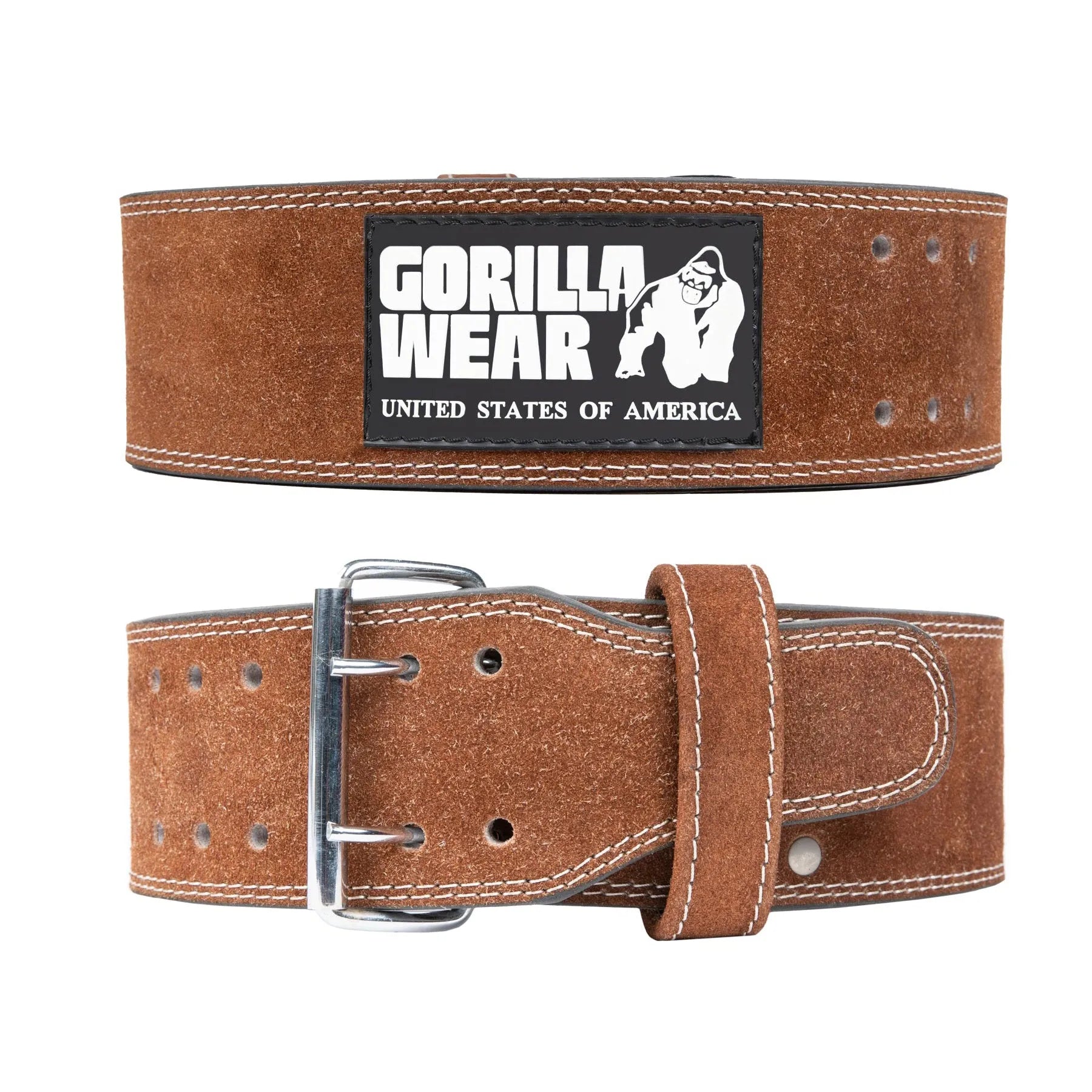 Gorilla Wear 4 tommer styrkeløftbælte, brun