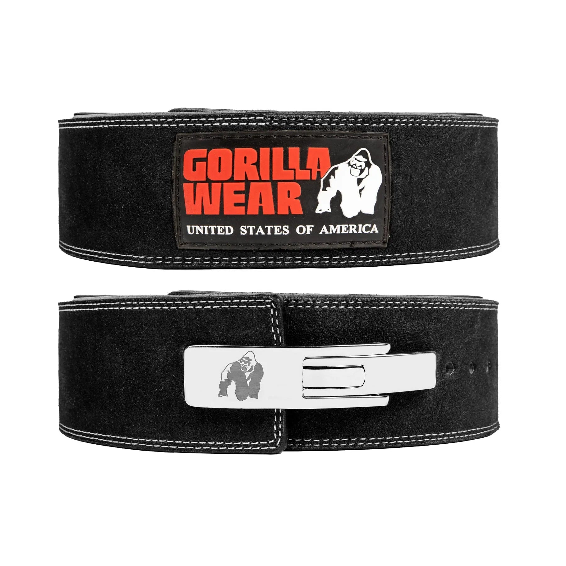 Gorilla Wear 10 cm styrkeløftbælte, sort
