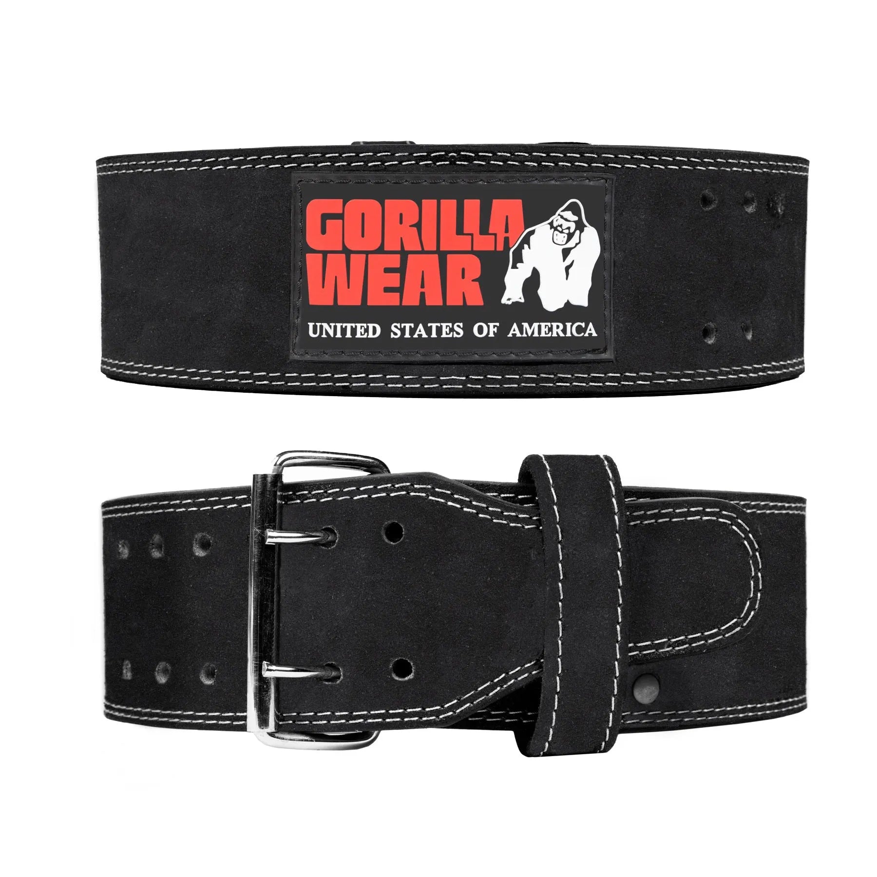 Gorilla Wear 4 tommer styrkeløftbælte, sort