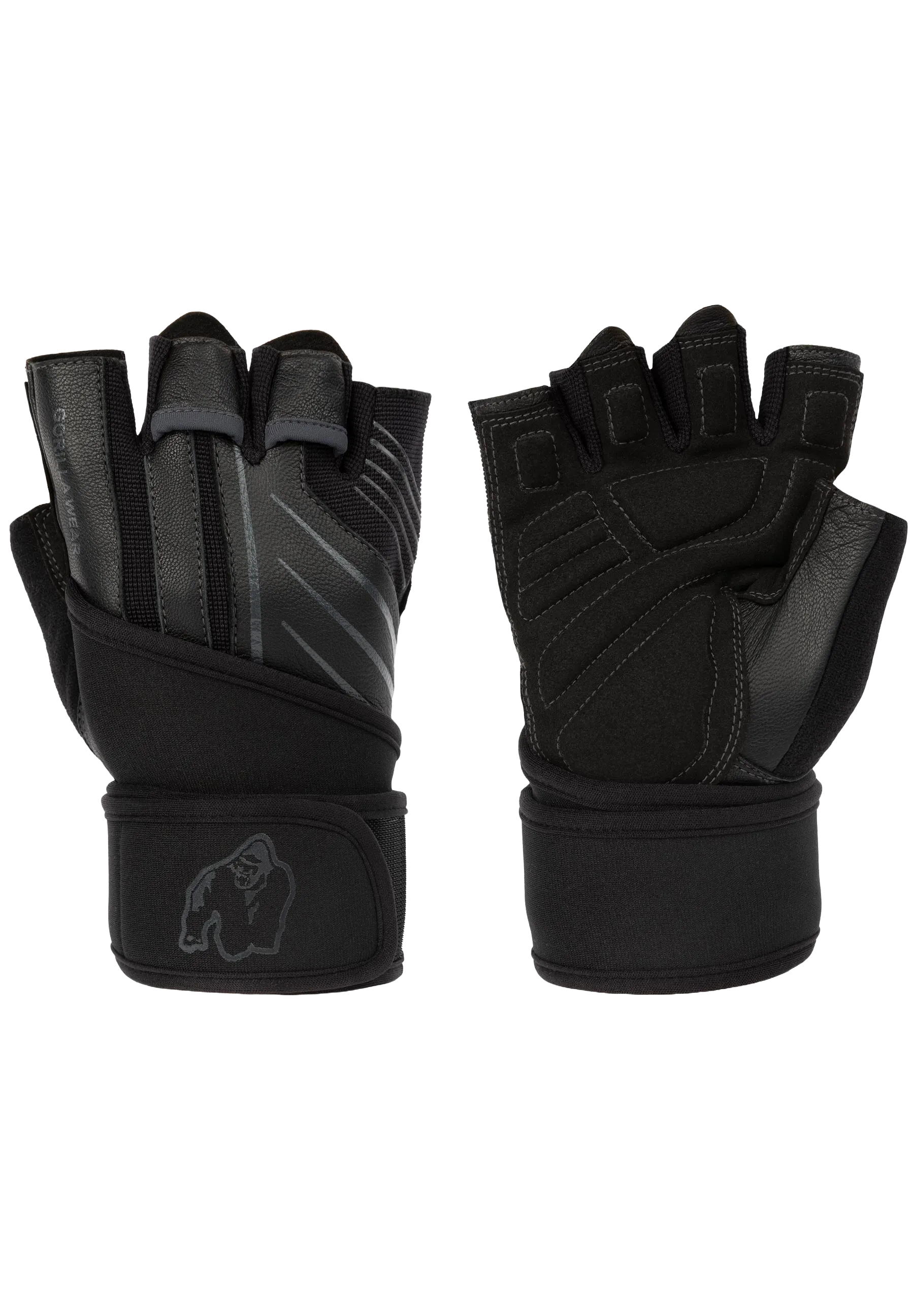 Gorilla Wear Dallas Wrist Wraps Gloves 2.0, sort/grå