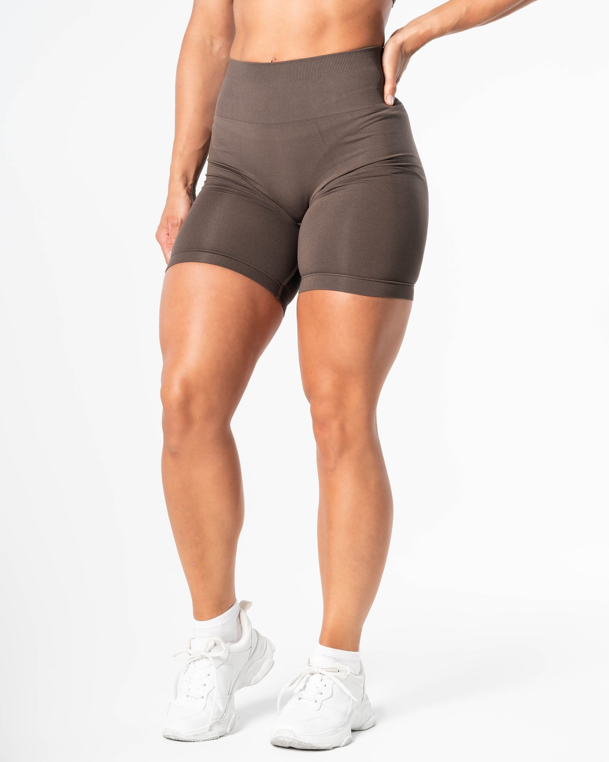RELODE Prime Scrunch Shorts/Træningshorts - Brun