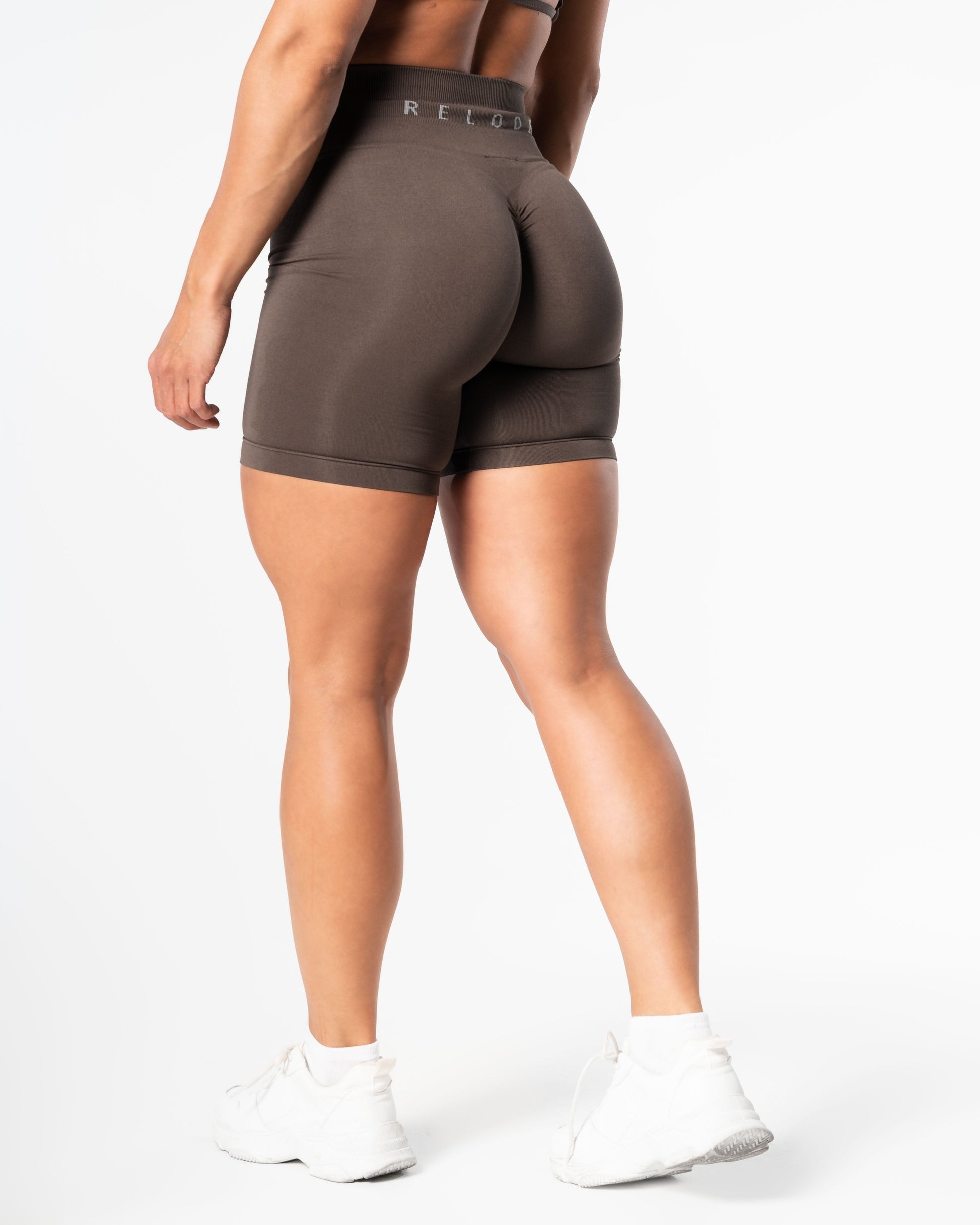 RELODE Prime Scrunch Shorts/Træningshorts - Brun