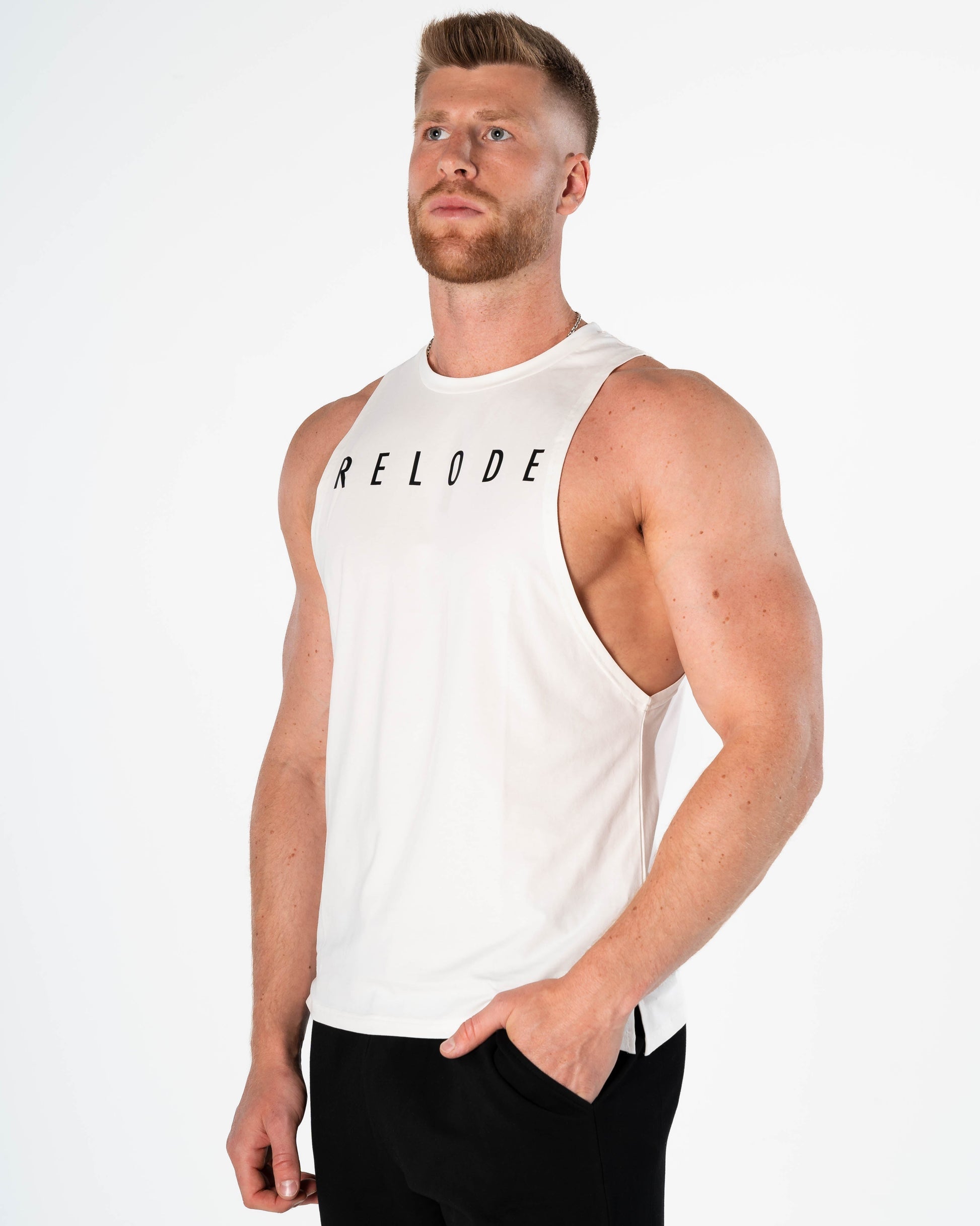 RELODE Taktisk Tanktop - Hvid